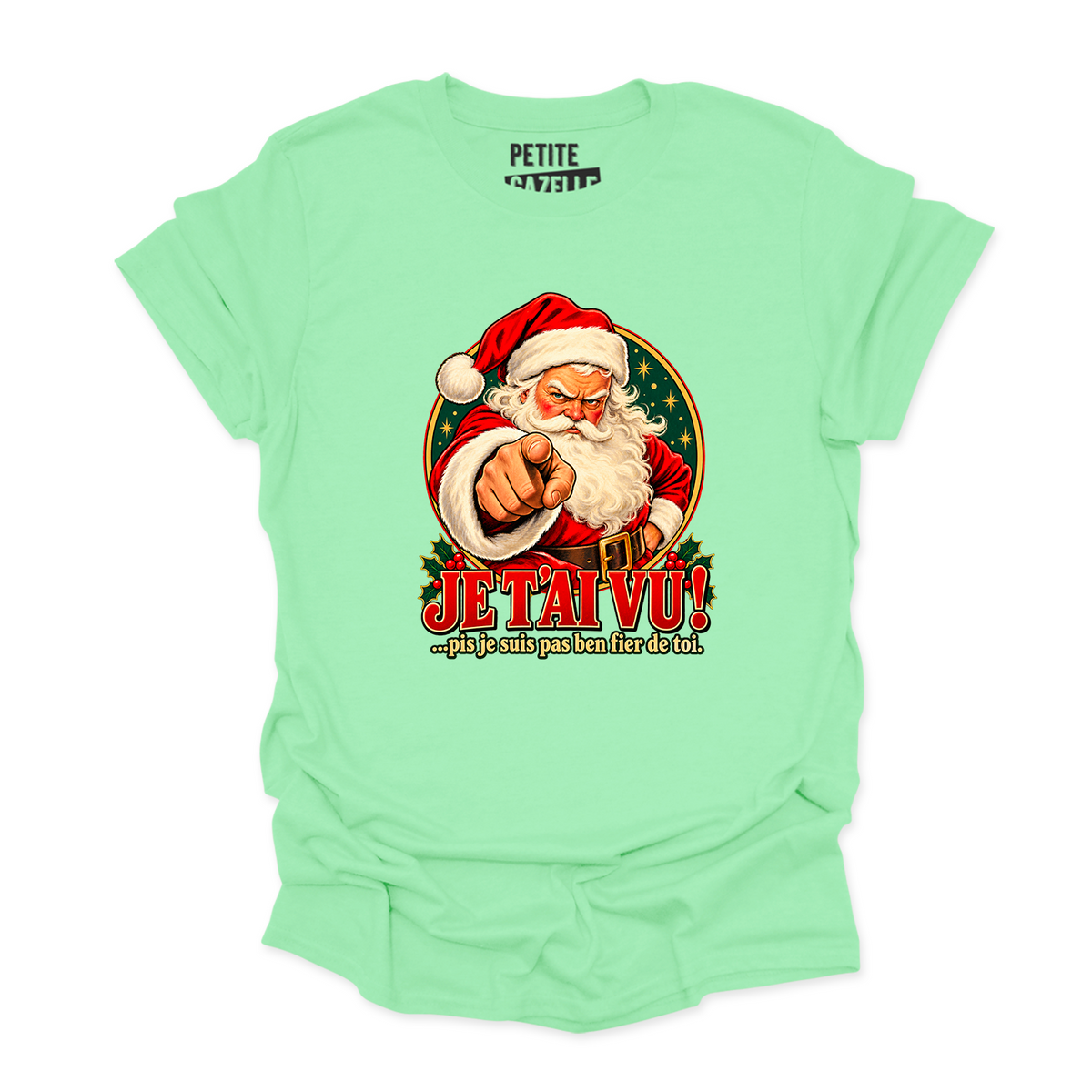 T-SHIRT COL ROND | Je t'ai vu !