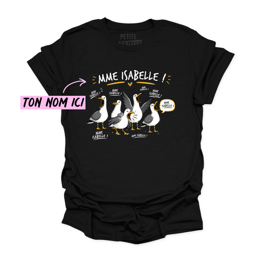 T-SHIRT COL ROND | Les petites mouettes