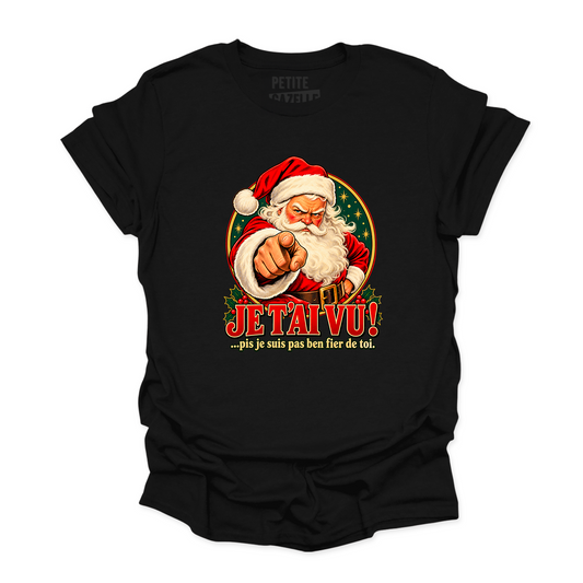 T-SHIRT COL ROND | Je t'ai vu !