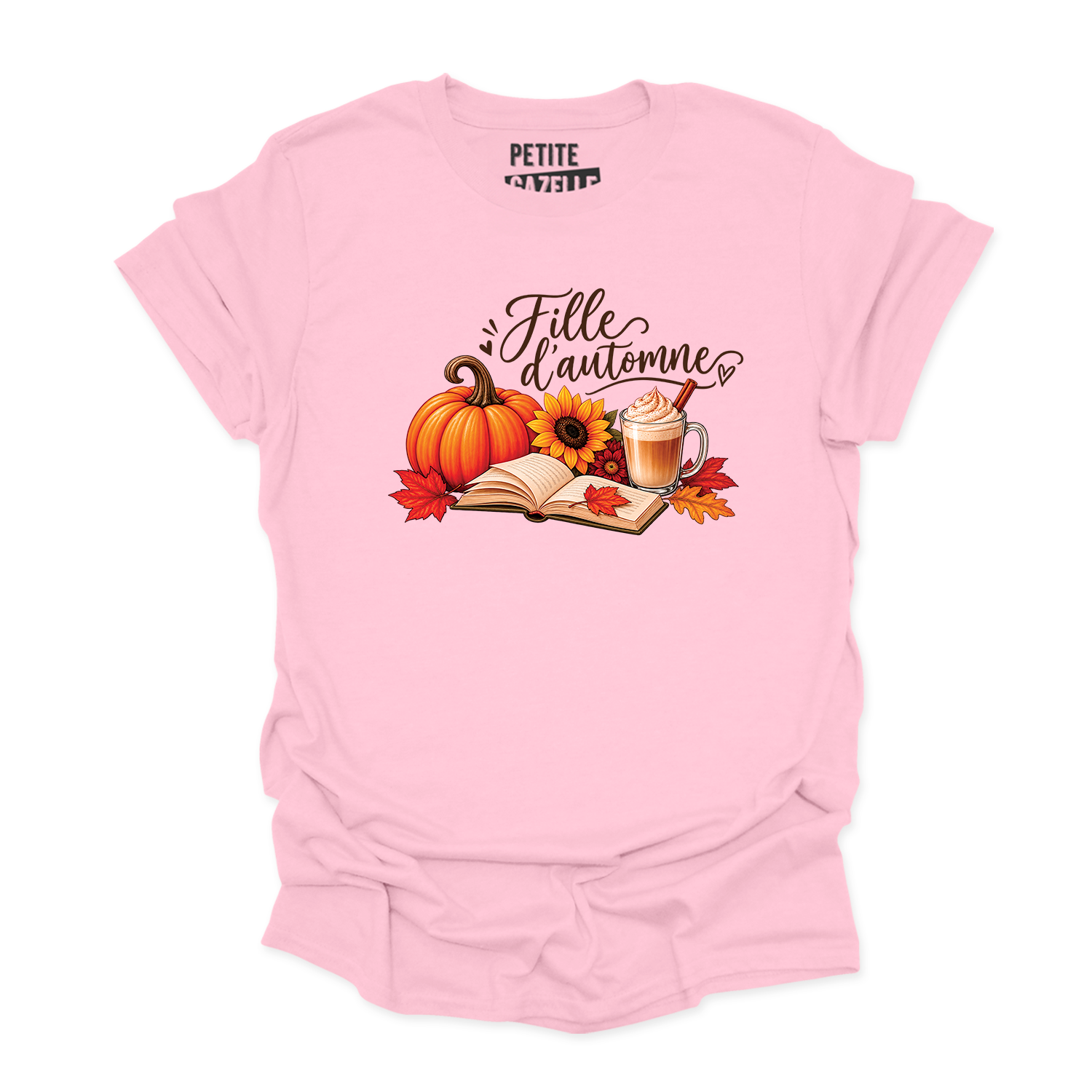 T-SHIRT COL ROND | Citrouille & Livres