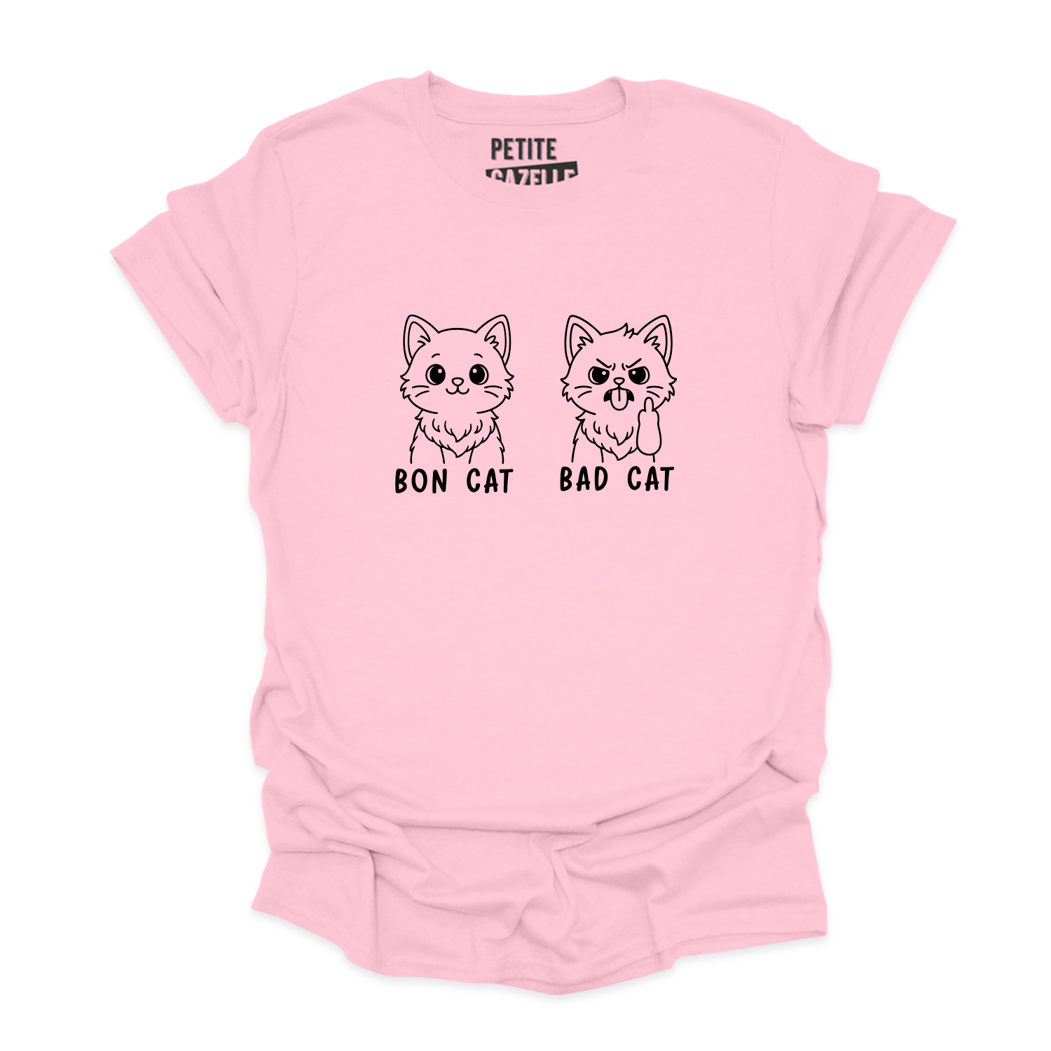 TSHIRT COL ROND | Bon Cat Bad Cat