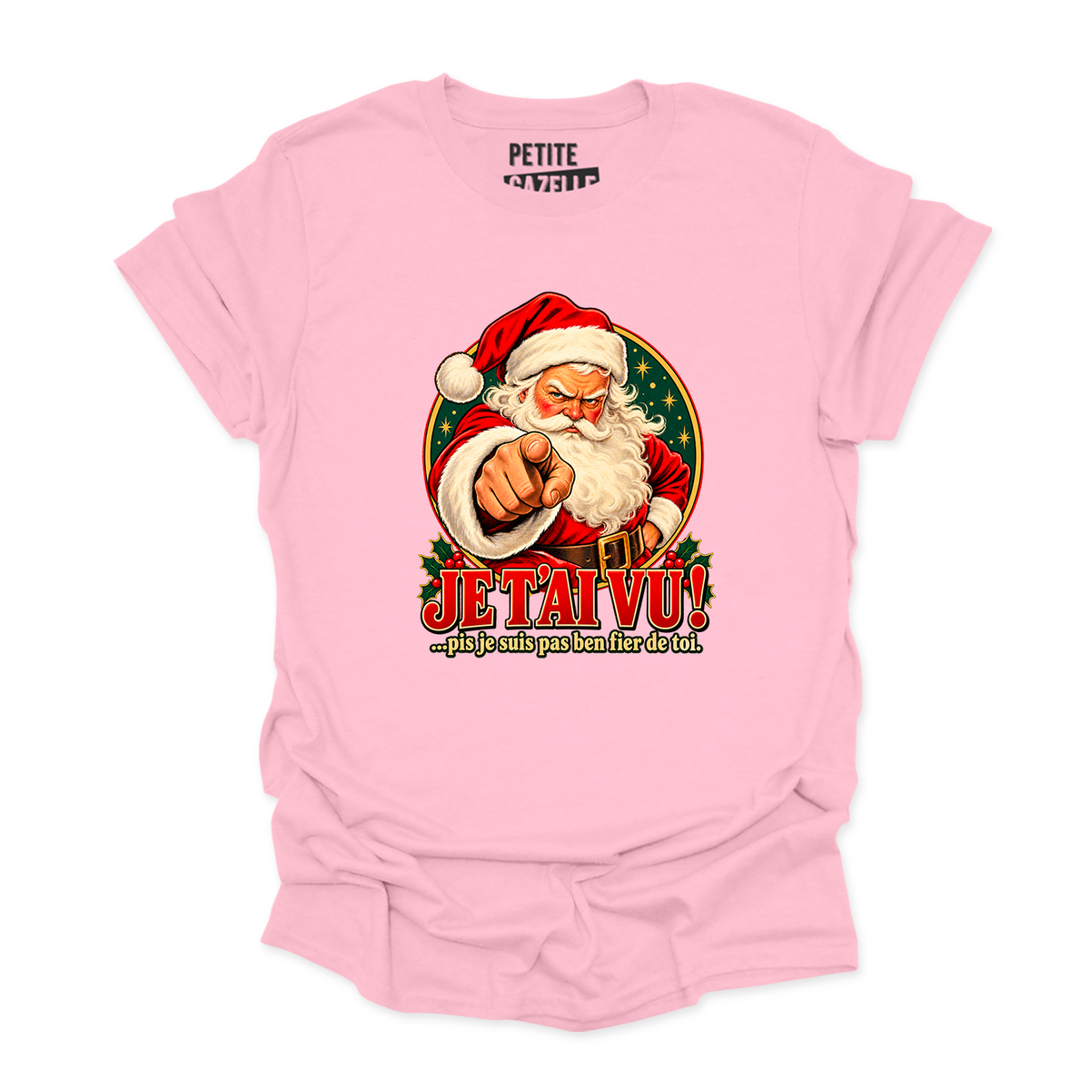 T-SHIRT COL ROND | Je t'ai vu !