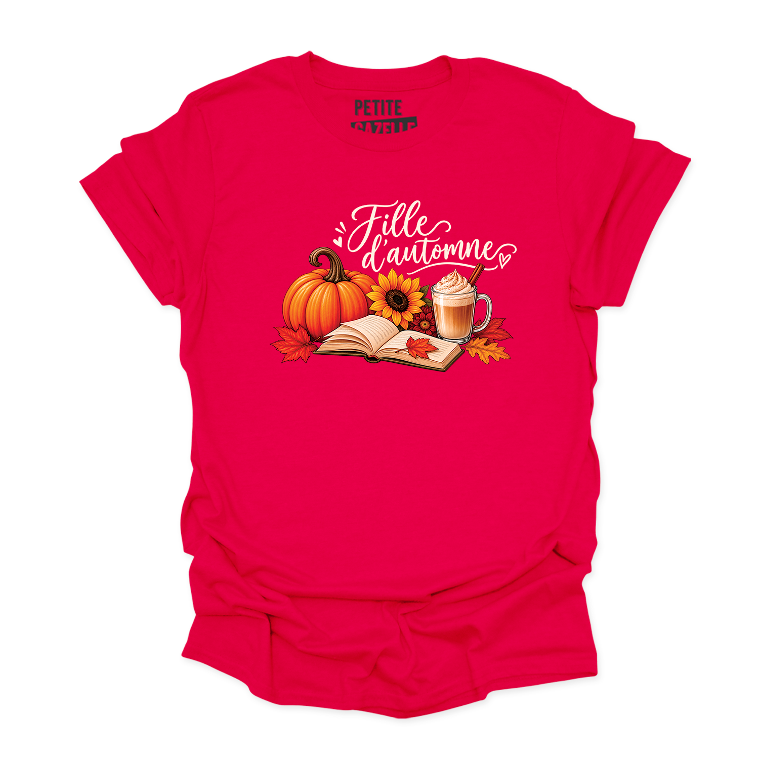 T-SHIRT COL ROND | Citrouille & Livres
