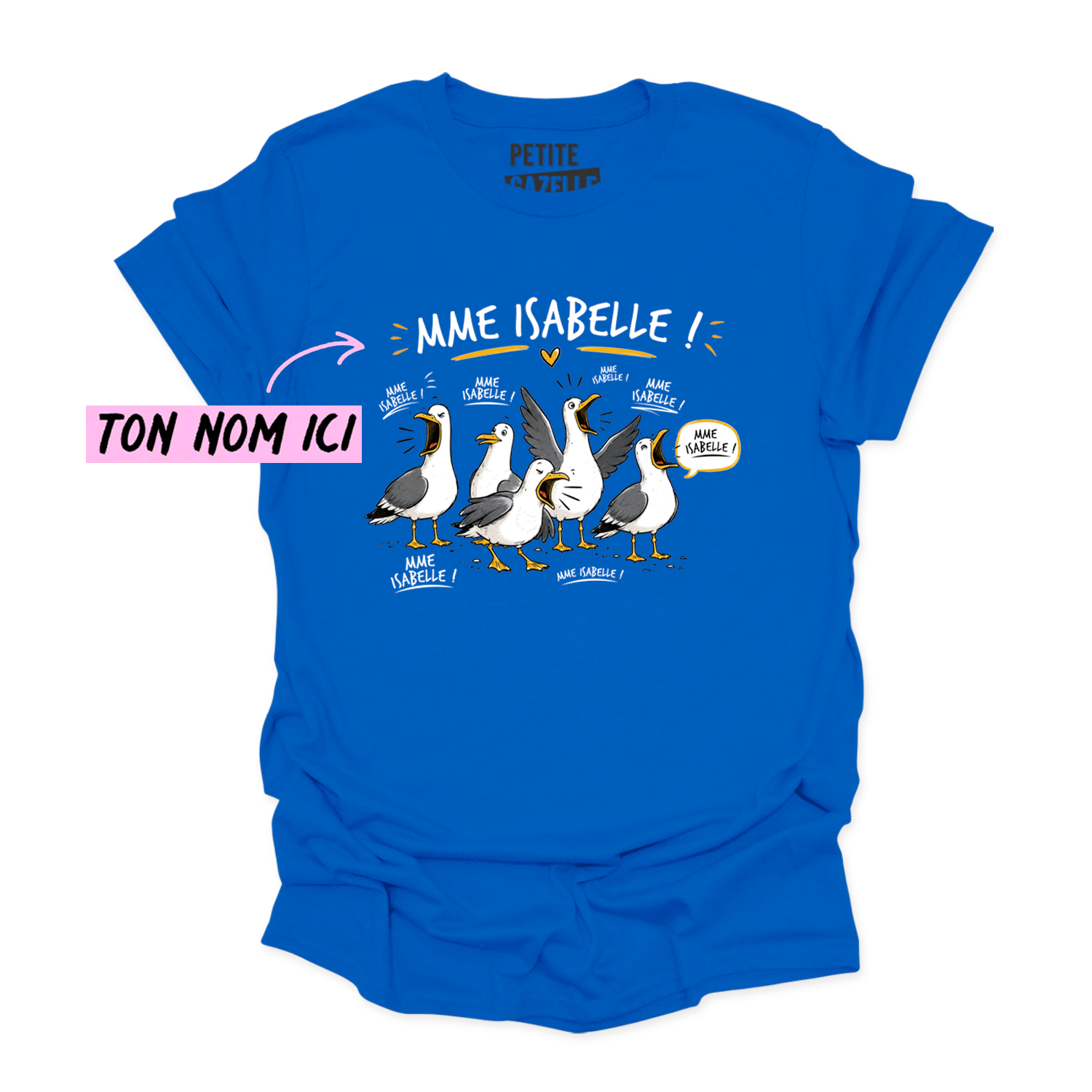 T-SHIRT COL ROND | Les petites mouettes