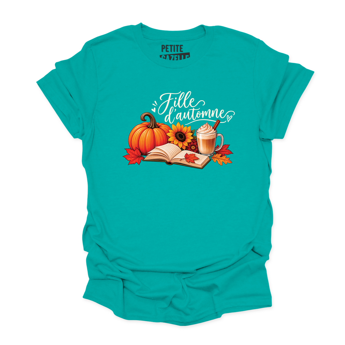 T-SHIRT COL ROND | Citrouille & Livres