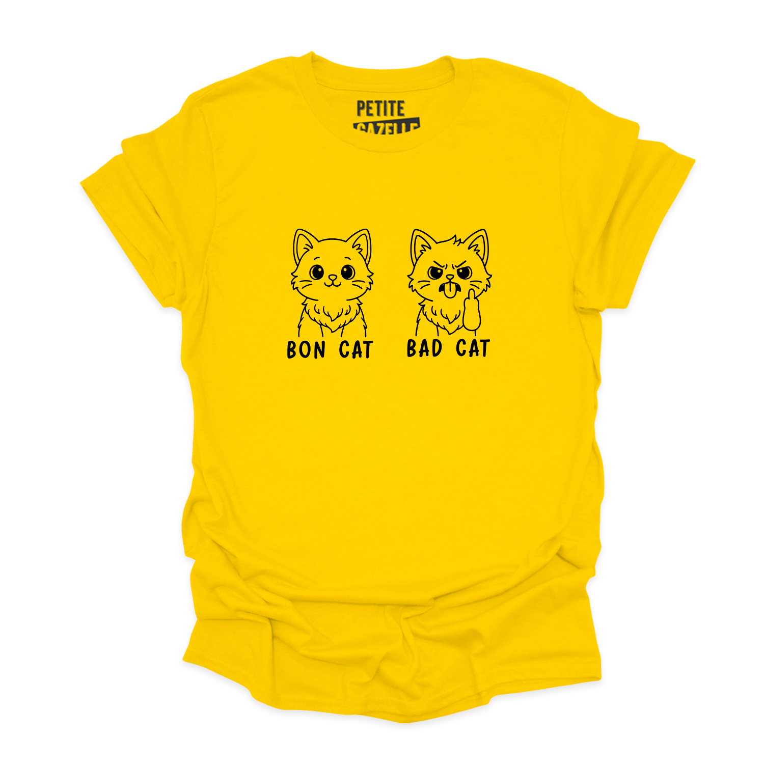 TSHIRT COL ROND | Bon Cat Bad Cat