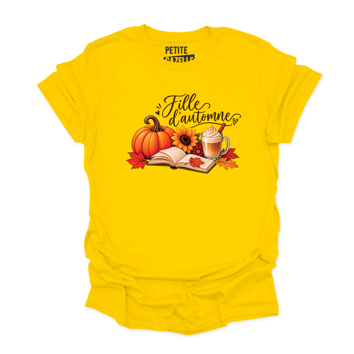 T-SHIRT COL ROND | Citrouille & Livres