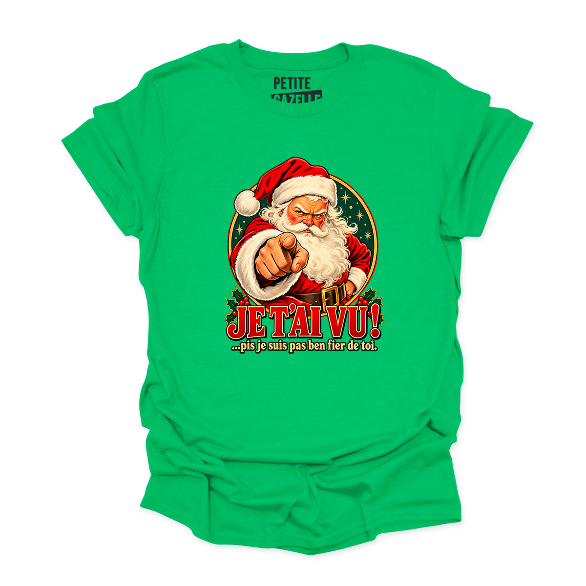 T-SHIRT COL ROND | Je t'ai vu !
