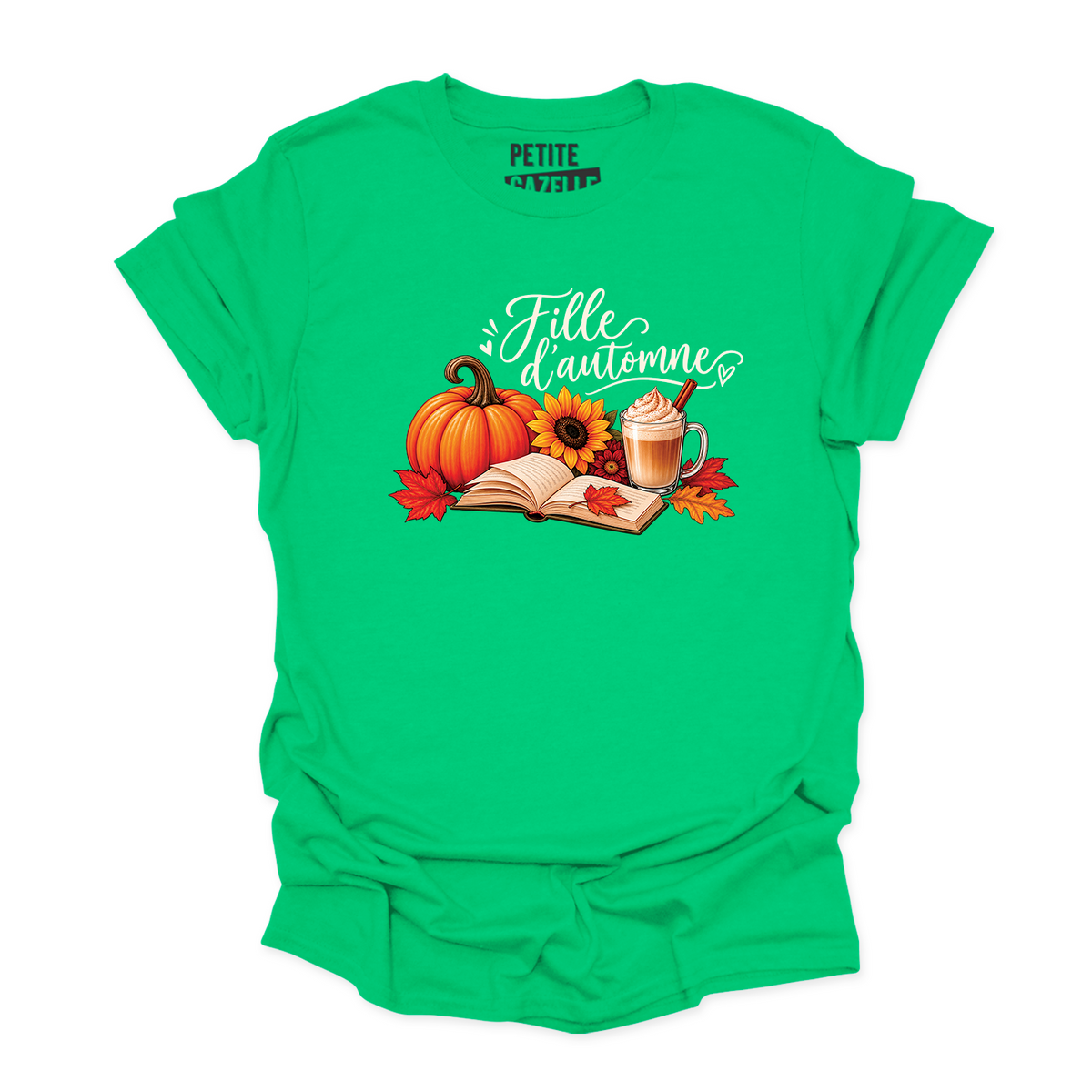 T-SHIRT COL ROND | Citrouille & Livres