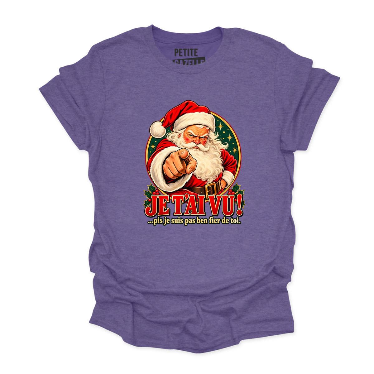 T-SHIRT COL ROND | Je t'ai vu !