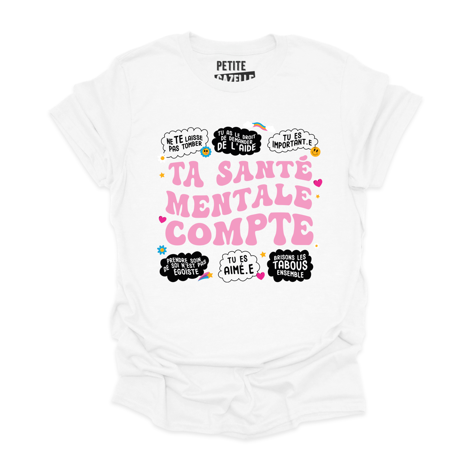 T-SHIRT COL ROND | Ta santé mentale compte