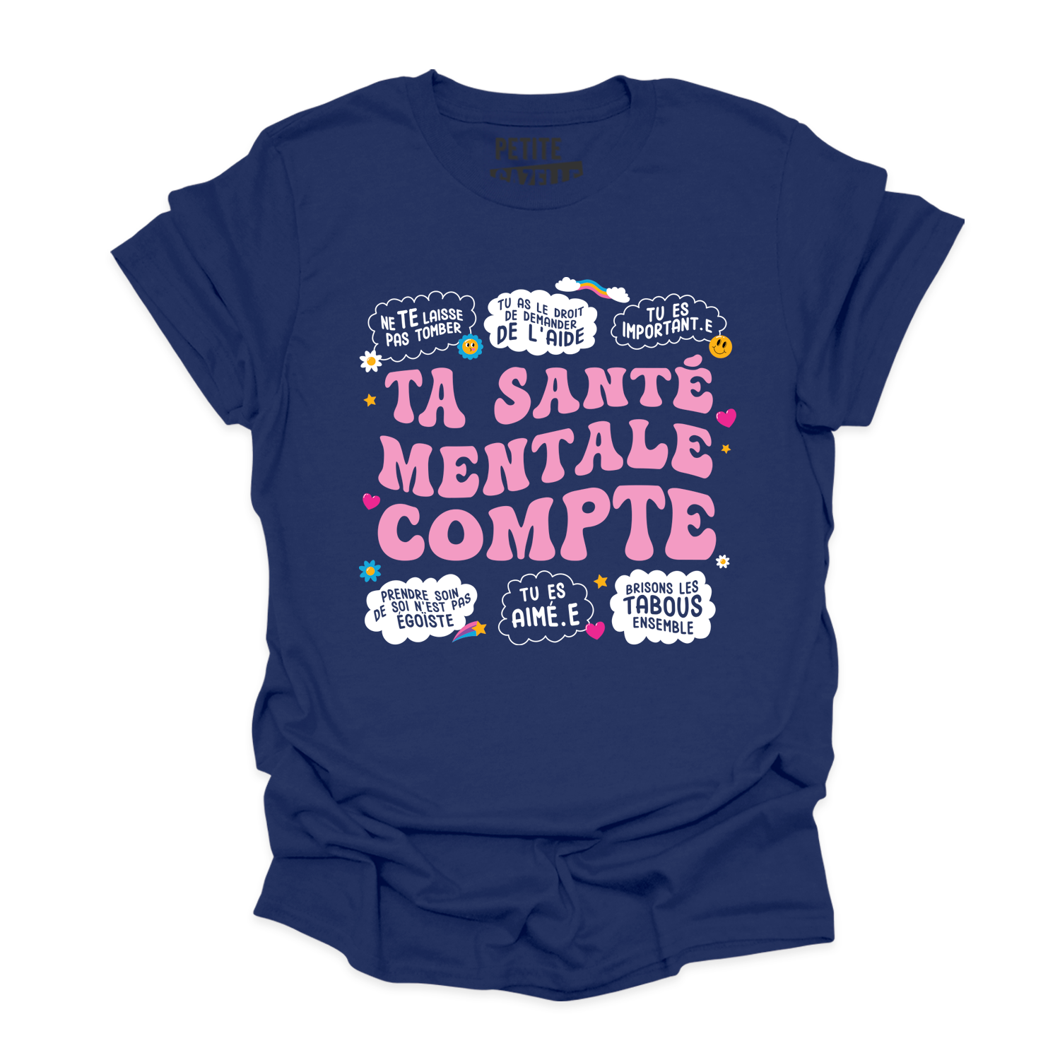 T-SHIRT COL ROND | Ta santé mentale compte