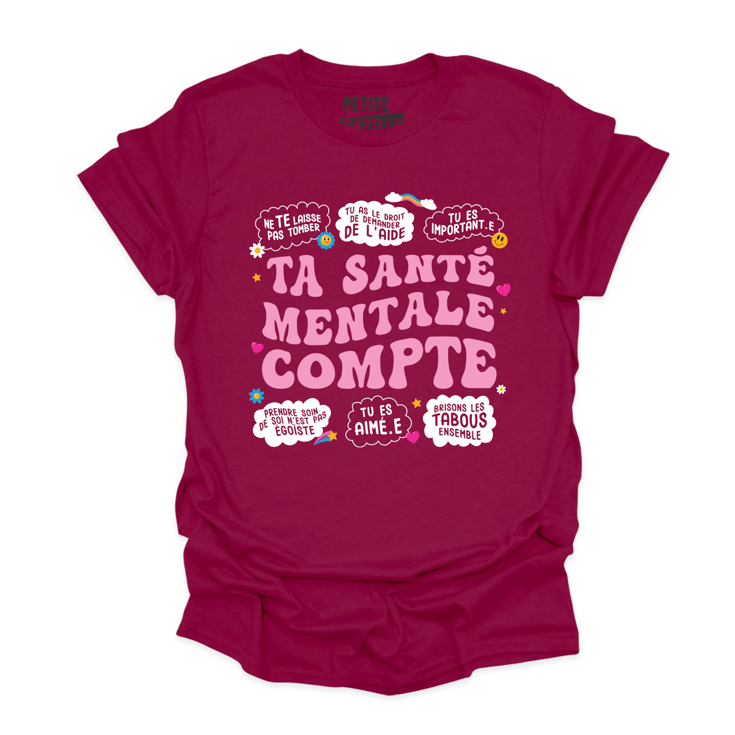 T-SHIRT COL ROND | Ta santé mentale compte
