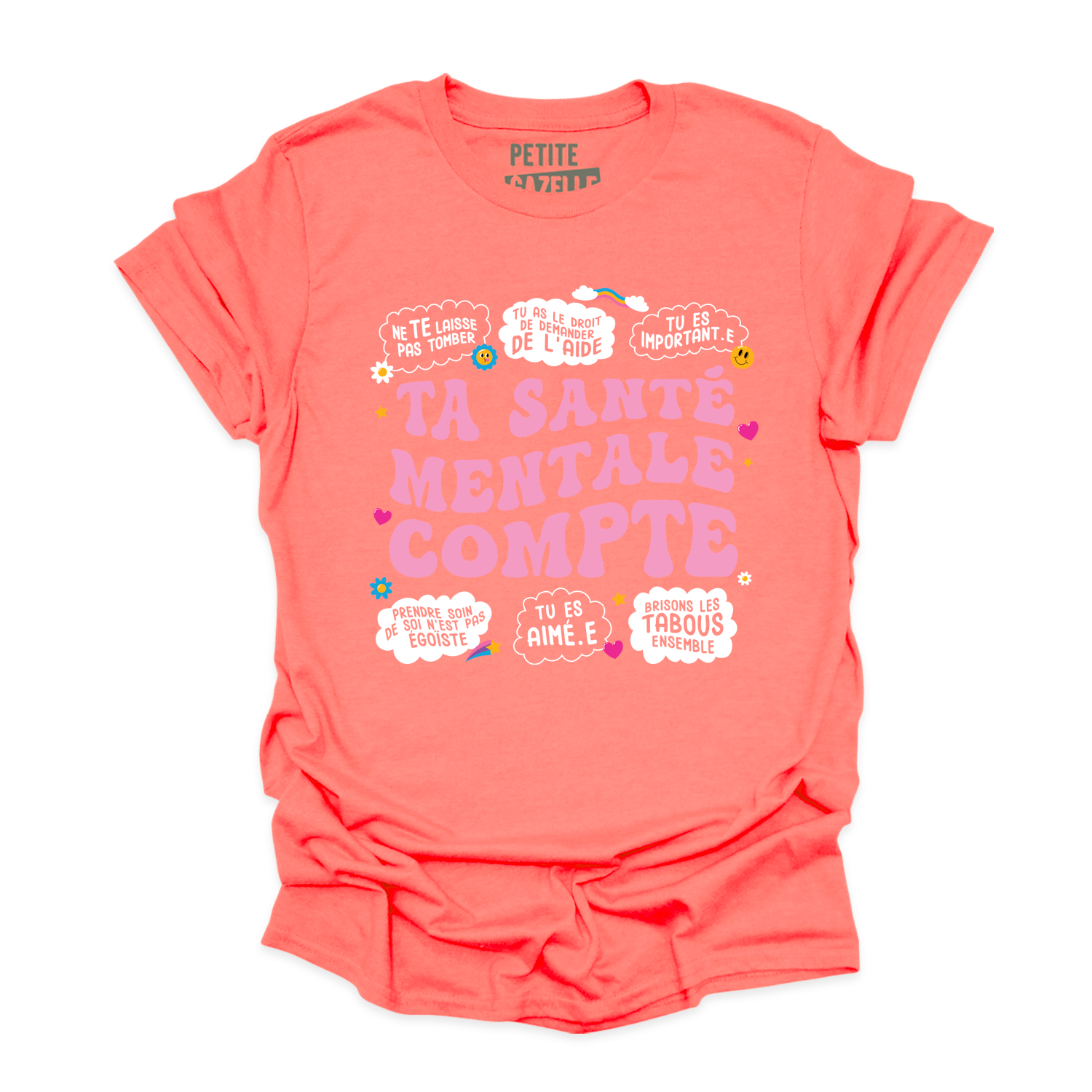 T-SHIRT COL ROND | Ta santé mentale compte
