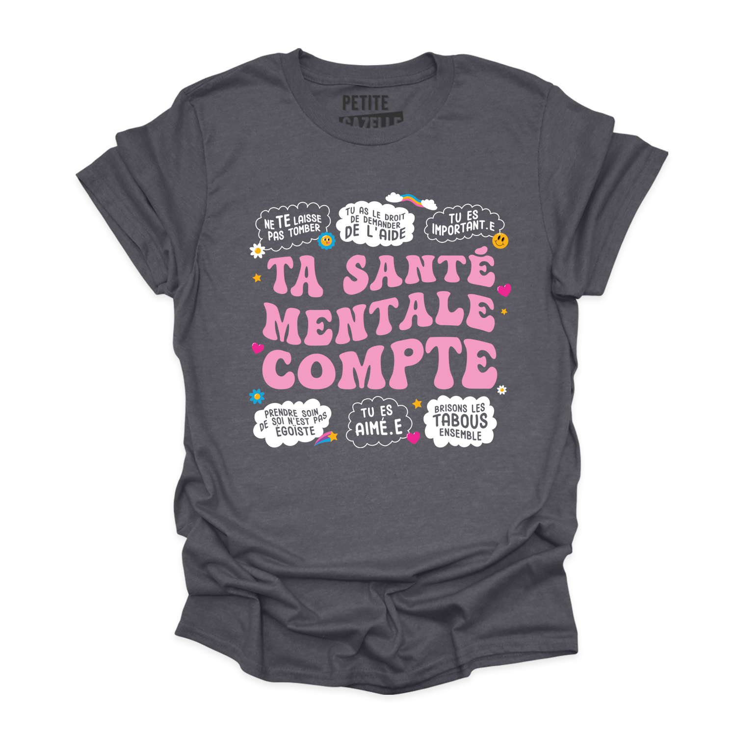 T-SHIRT COL ROND | Ta santé mentale compte