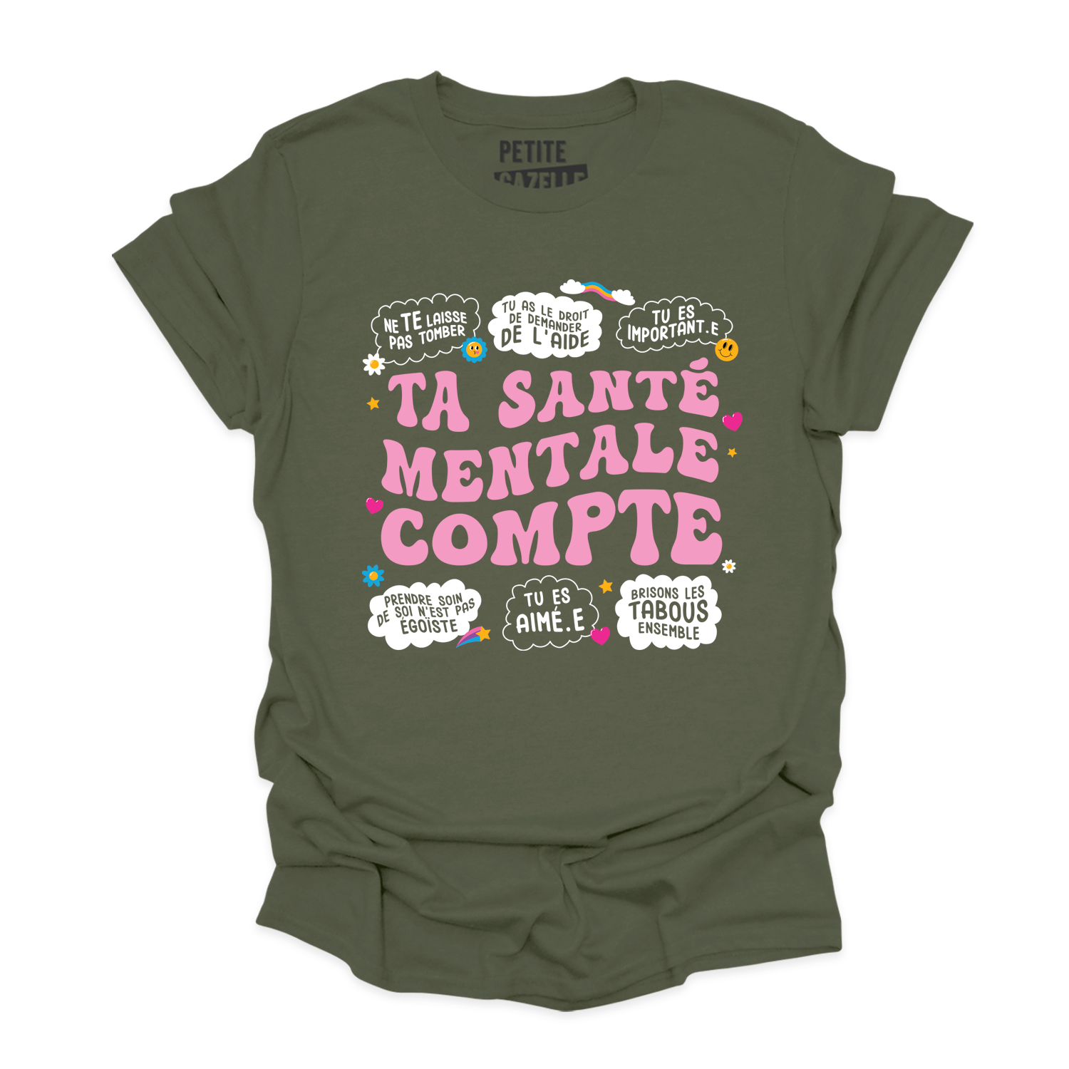 T-SHIRT COL ROND | Ta santé mentale compte