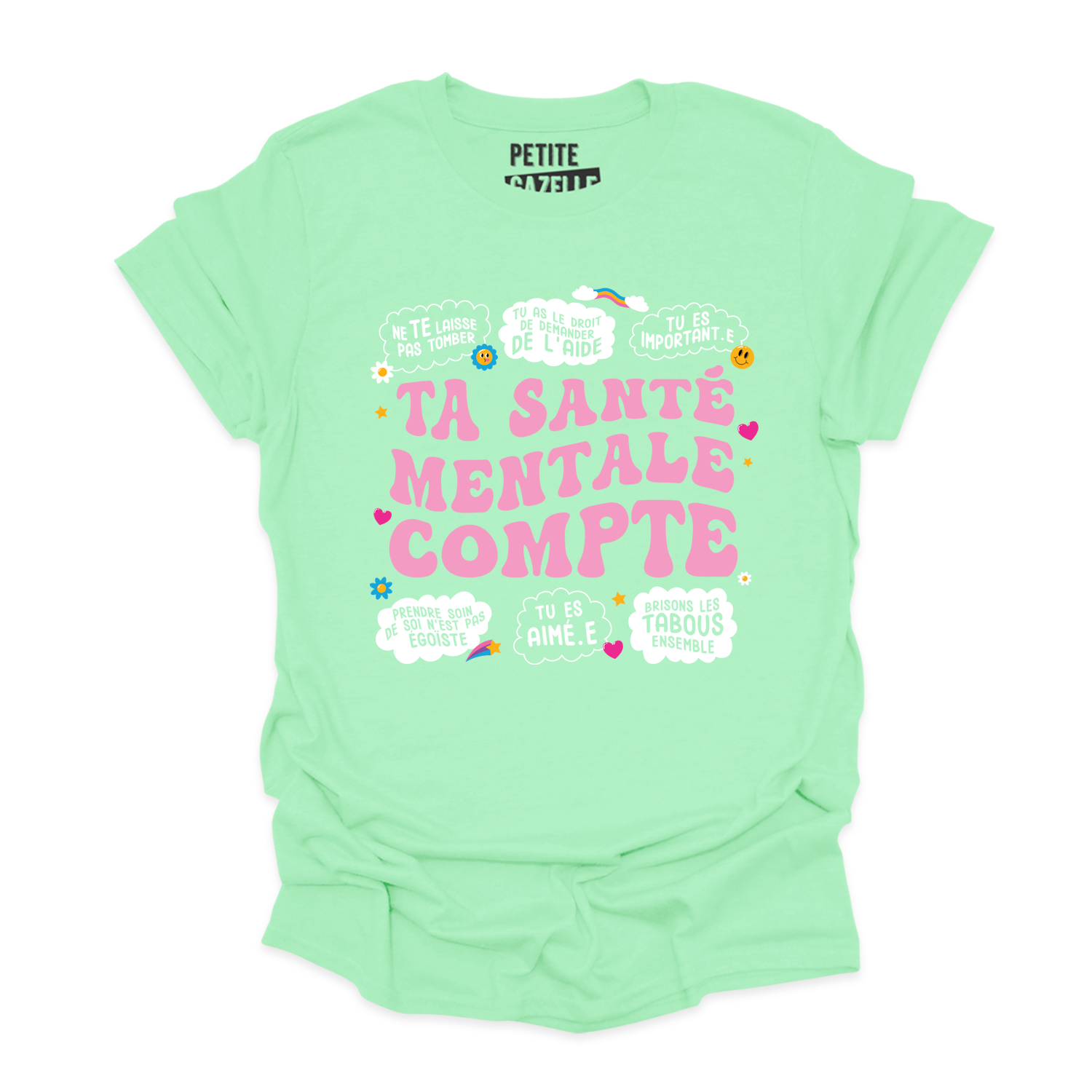 T-SHIRT COL ROND | Ta santé mentale compte