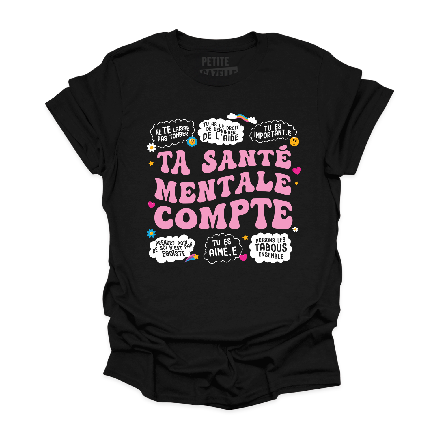 T-SHIRT COL ROND | Ta santé mentale compte