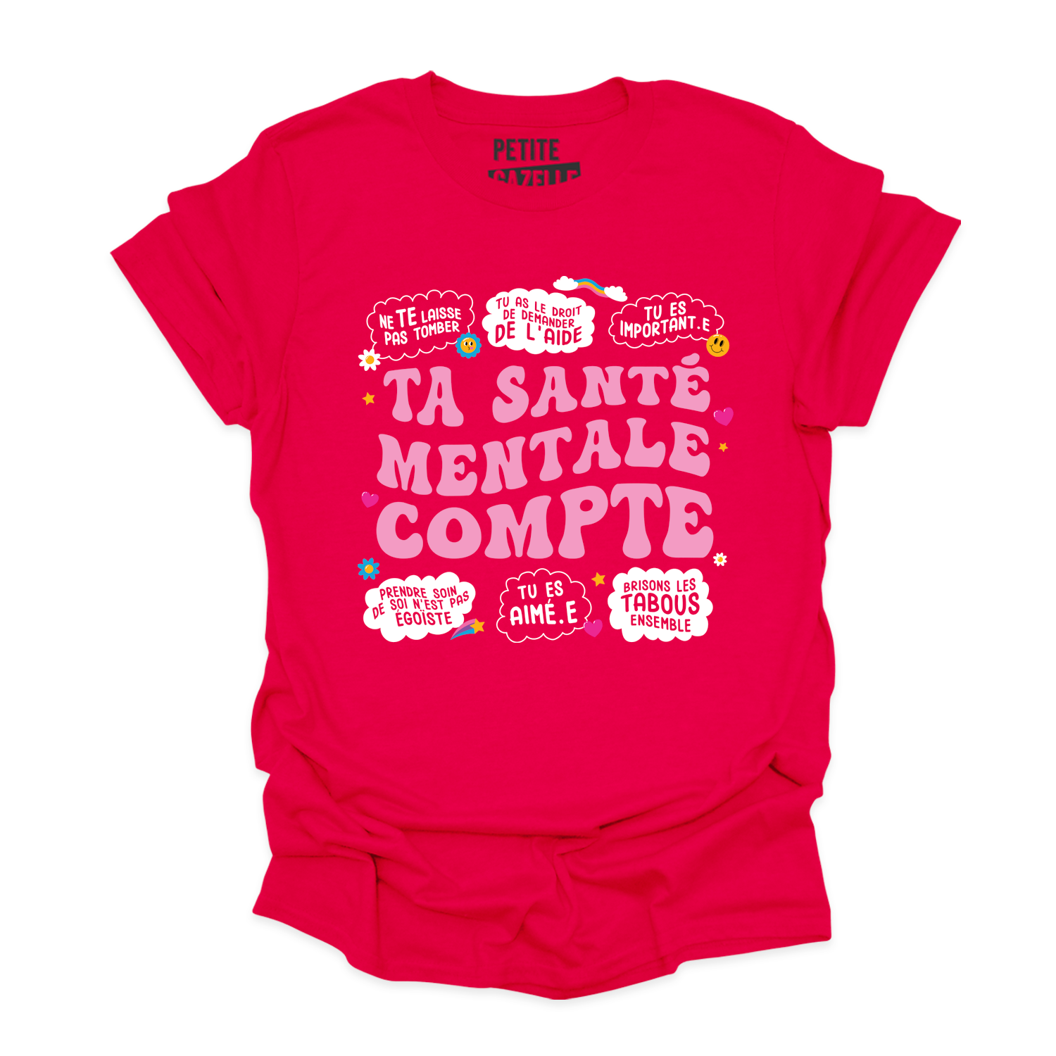 T-SHIRT COL ROND | Ta santé mentale compte