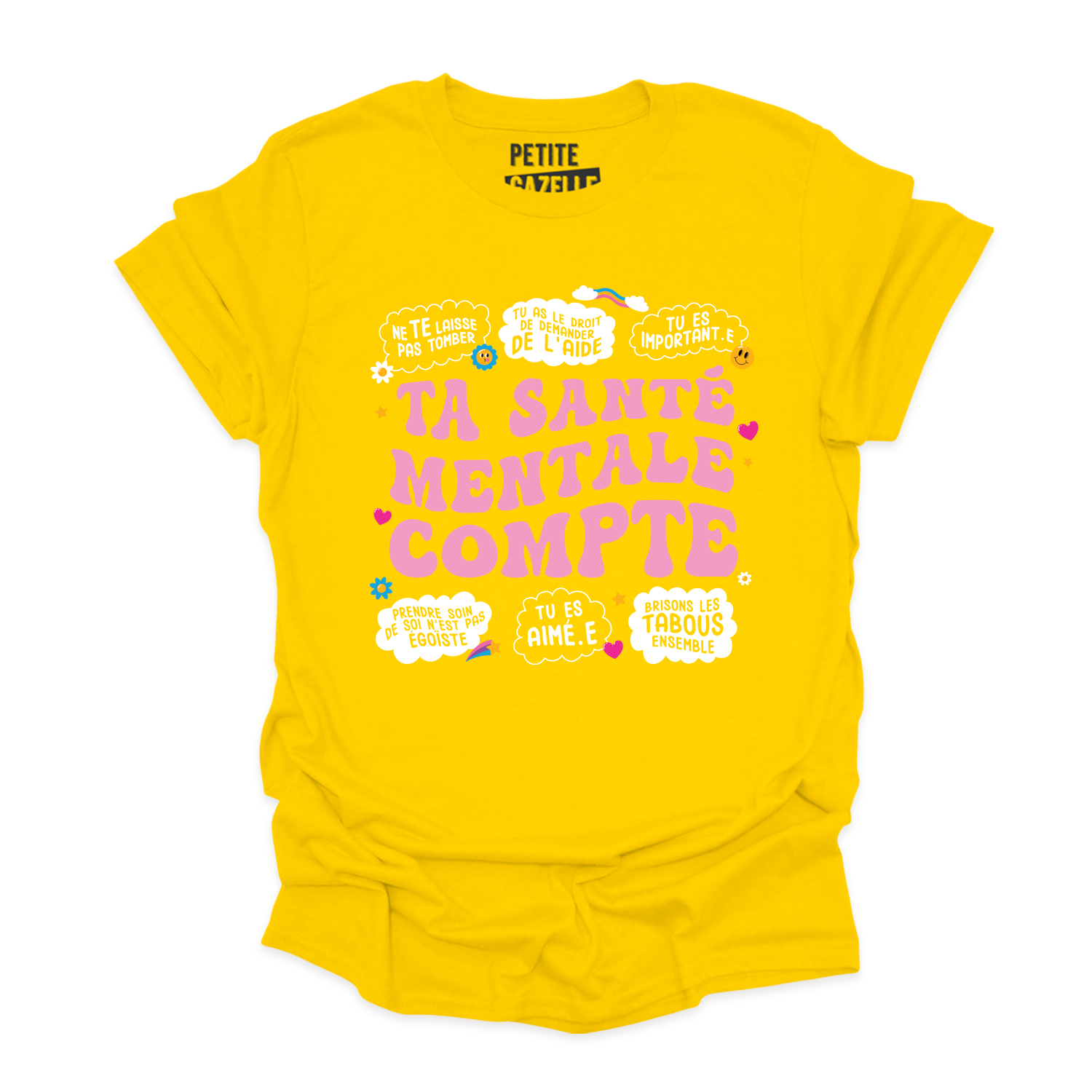 T-SHIRT COL ROND | Ta santé mentale compte