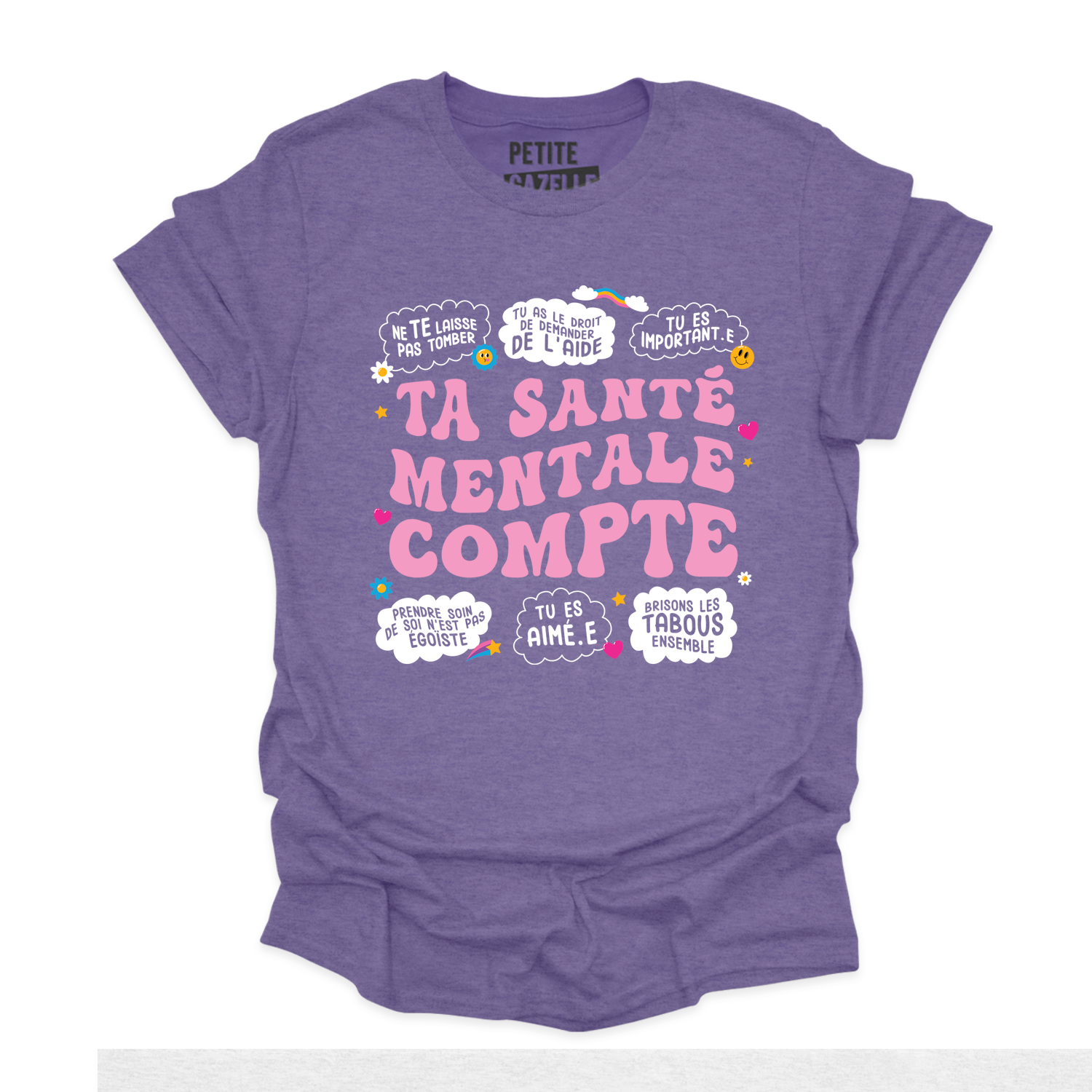 T-SHIRT COL ROND | Ta santé mentale compte
