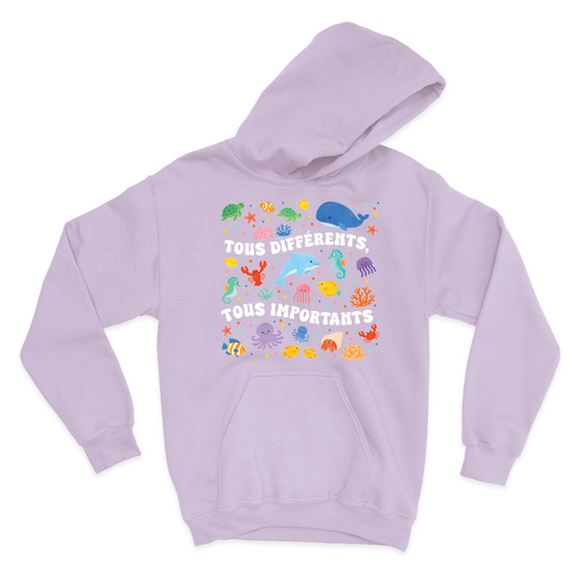 HOODIE | Tous différents, tous importants