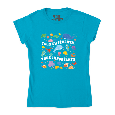 TSHIRT AJUSTÉ | Tous différents, tous importants