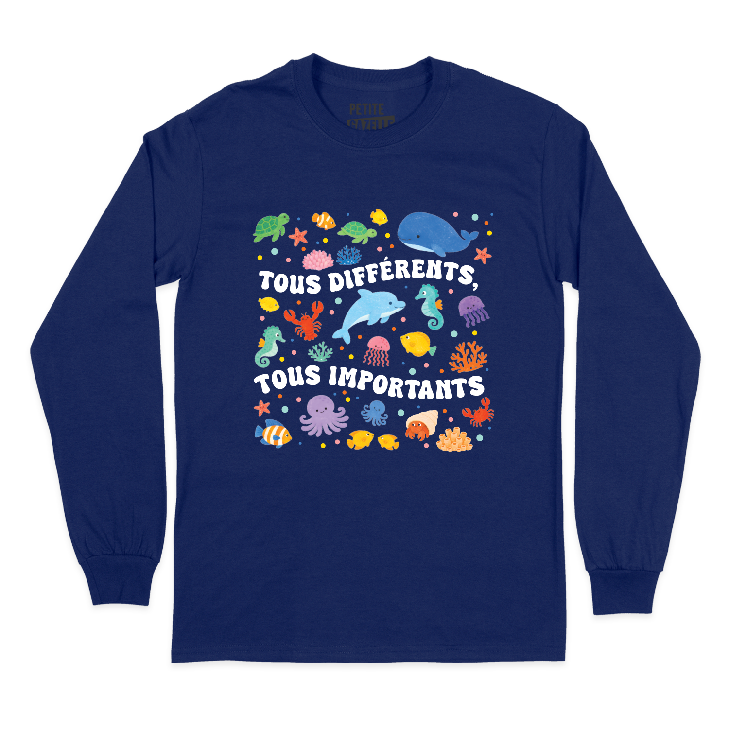 T-SHIRT À MANCHES LONGUES | Tous différents, tous importants
