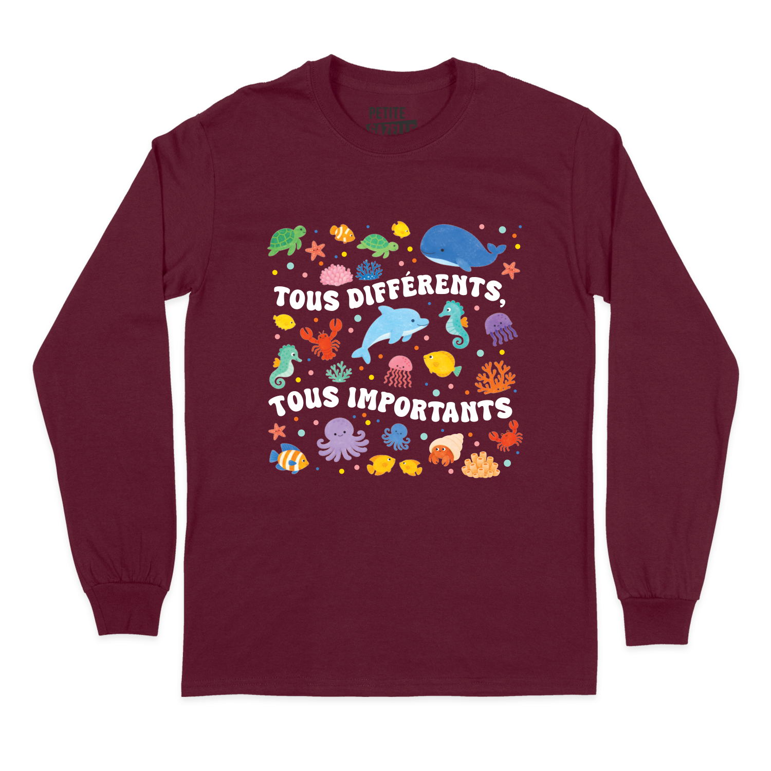 T-SHIRT À MANCHES LONGUES | Tous différents, tous importants