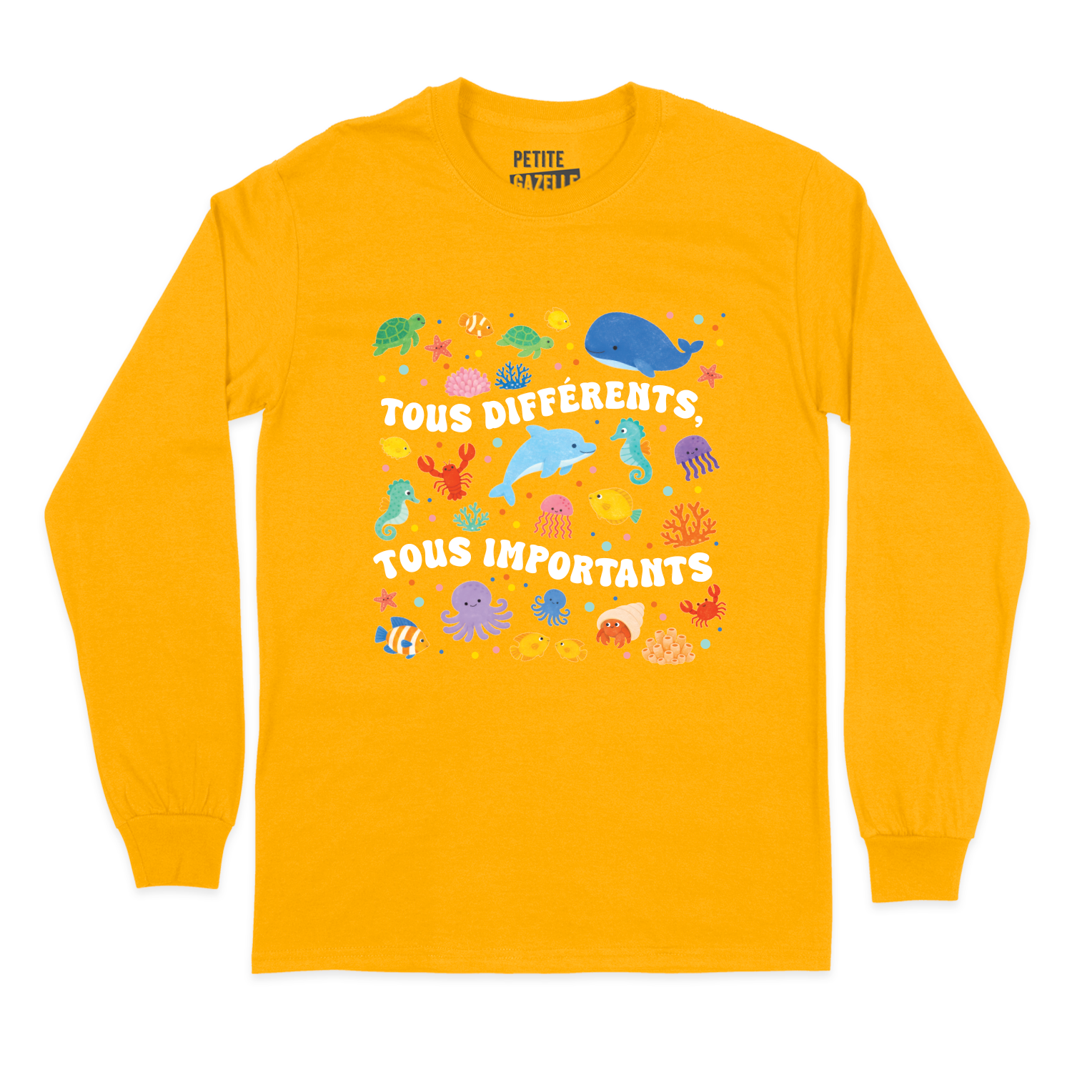 T-SHIRT À MANCHES LONGUES | Tous différents, tous importants