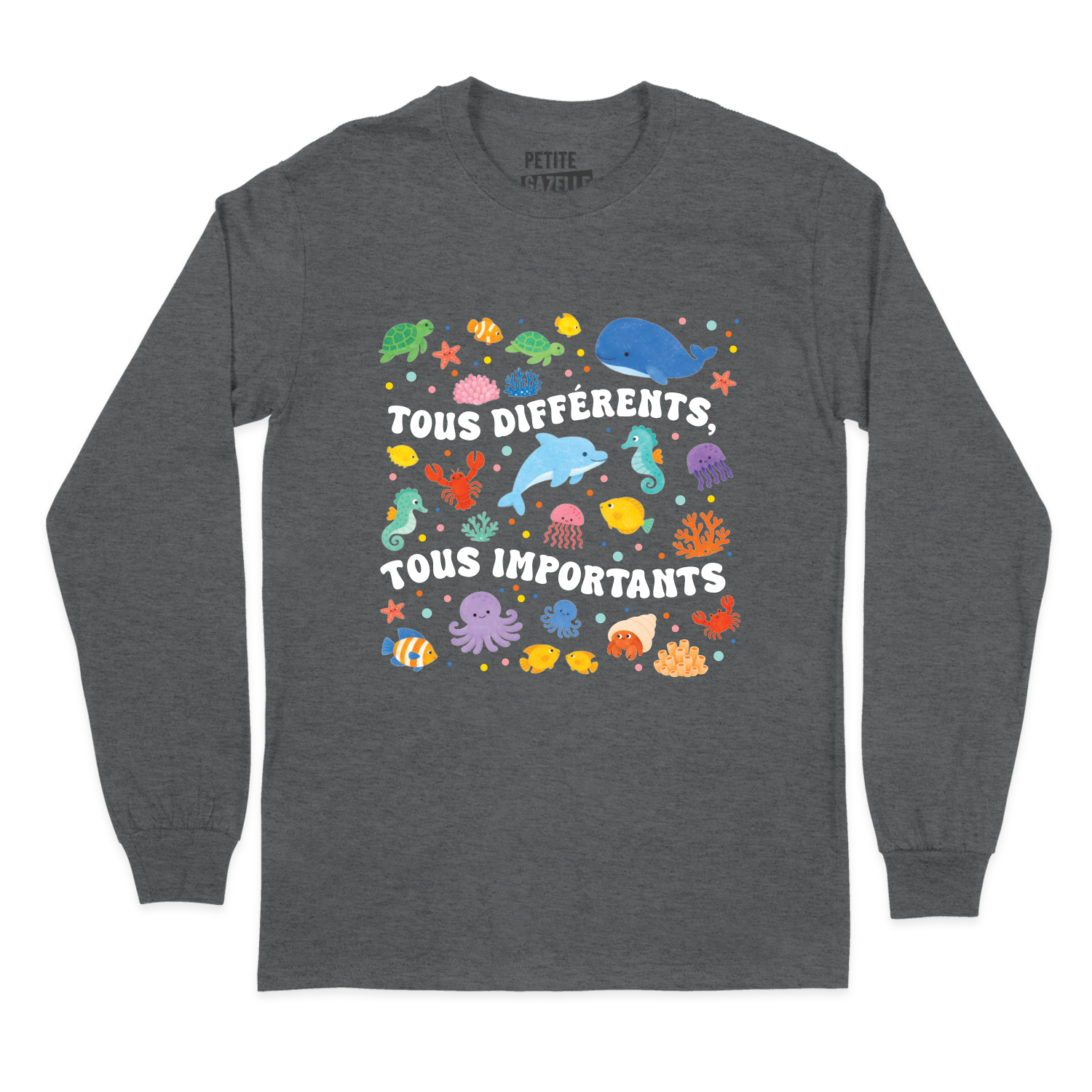 T-SHIRT À MANCHES LONGUES | Tous différents, tous importants