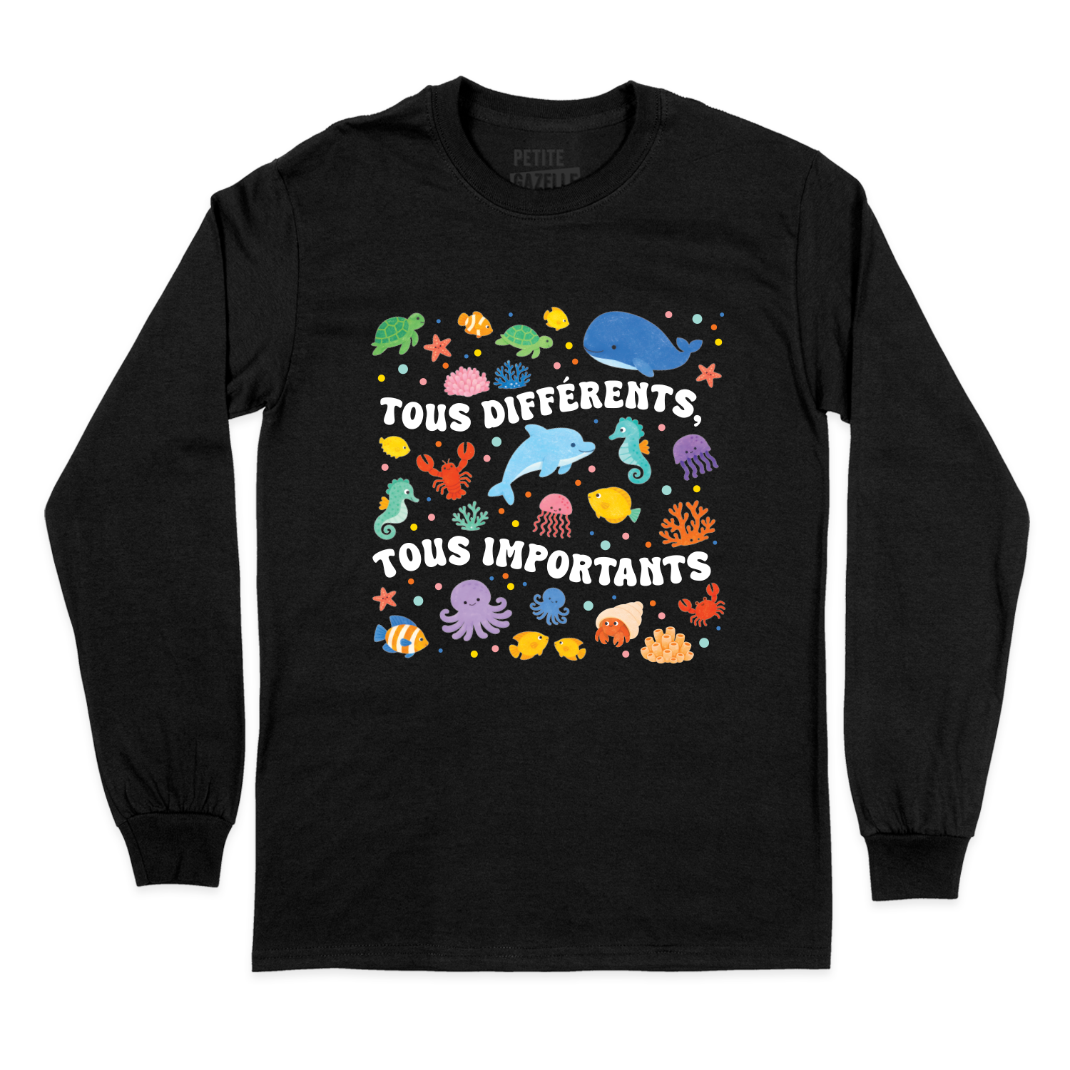 T-SHIRT À MANCHES LONGUES | Tous différents, tous importants