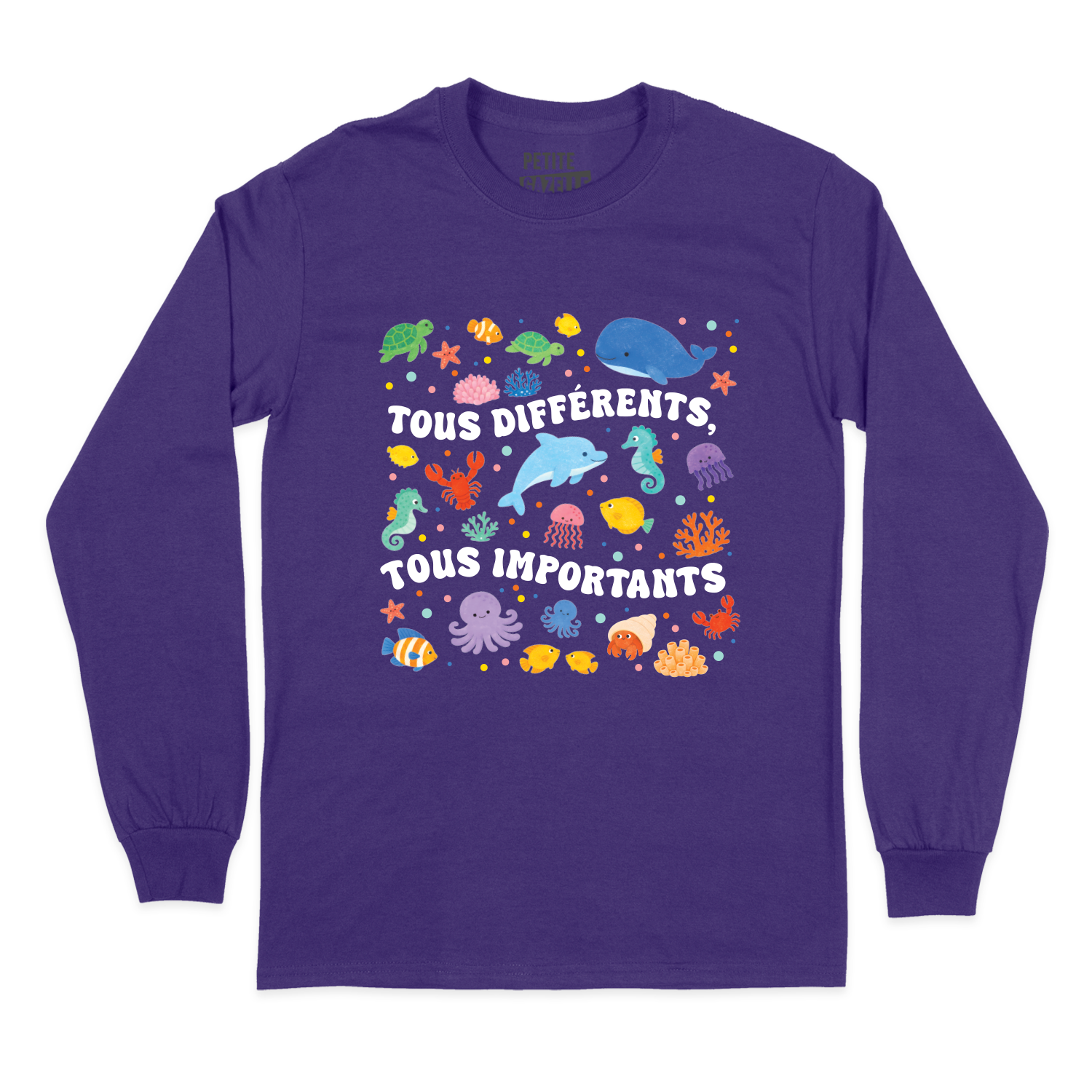 T-SHIRT À MANCHES LONGUES | Tous différents, tous importants