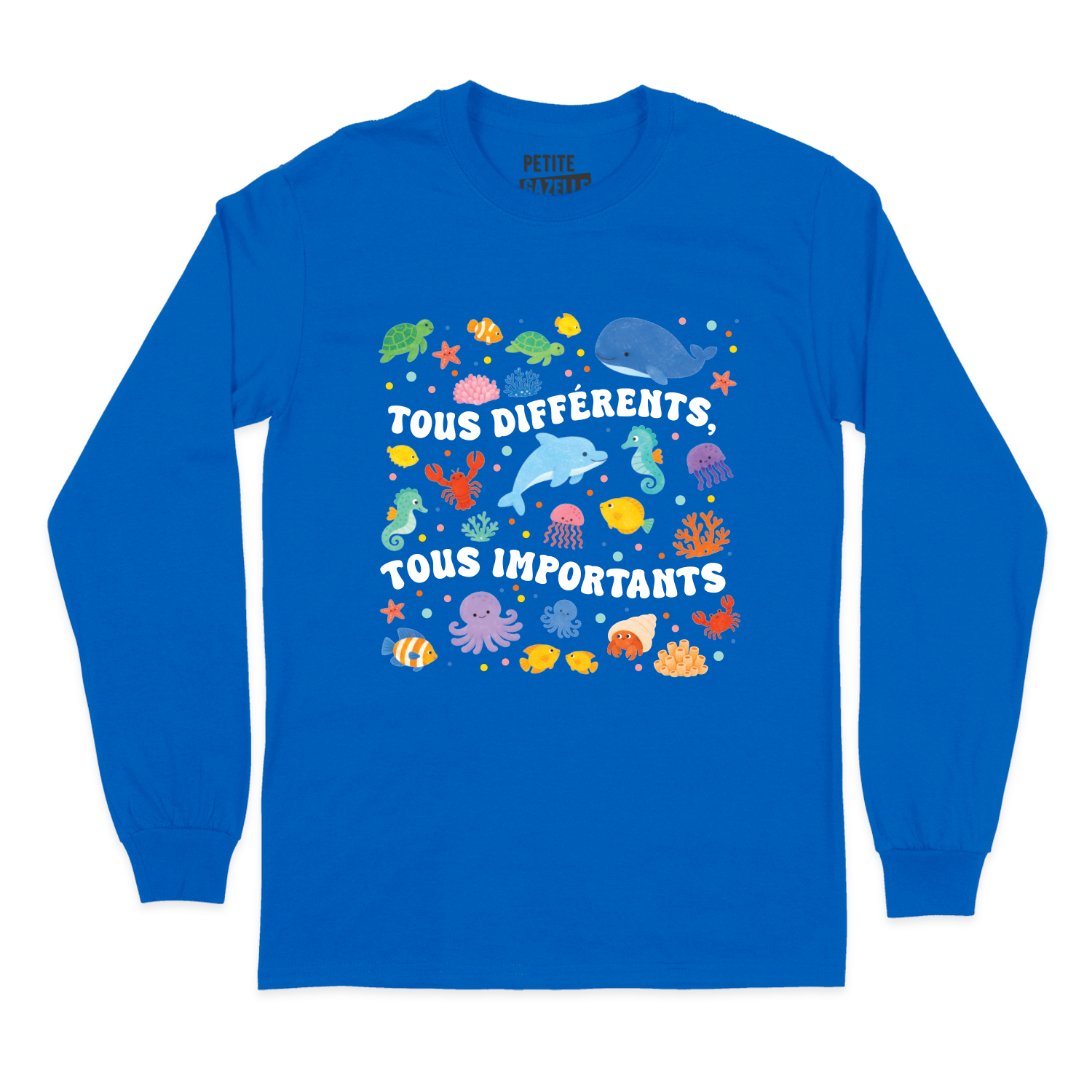 T-SHIRT À MANCHES LONGUES | Tous différents, tous importants
