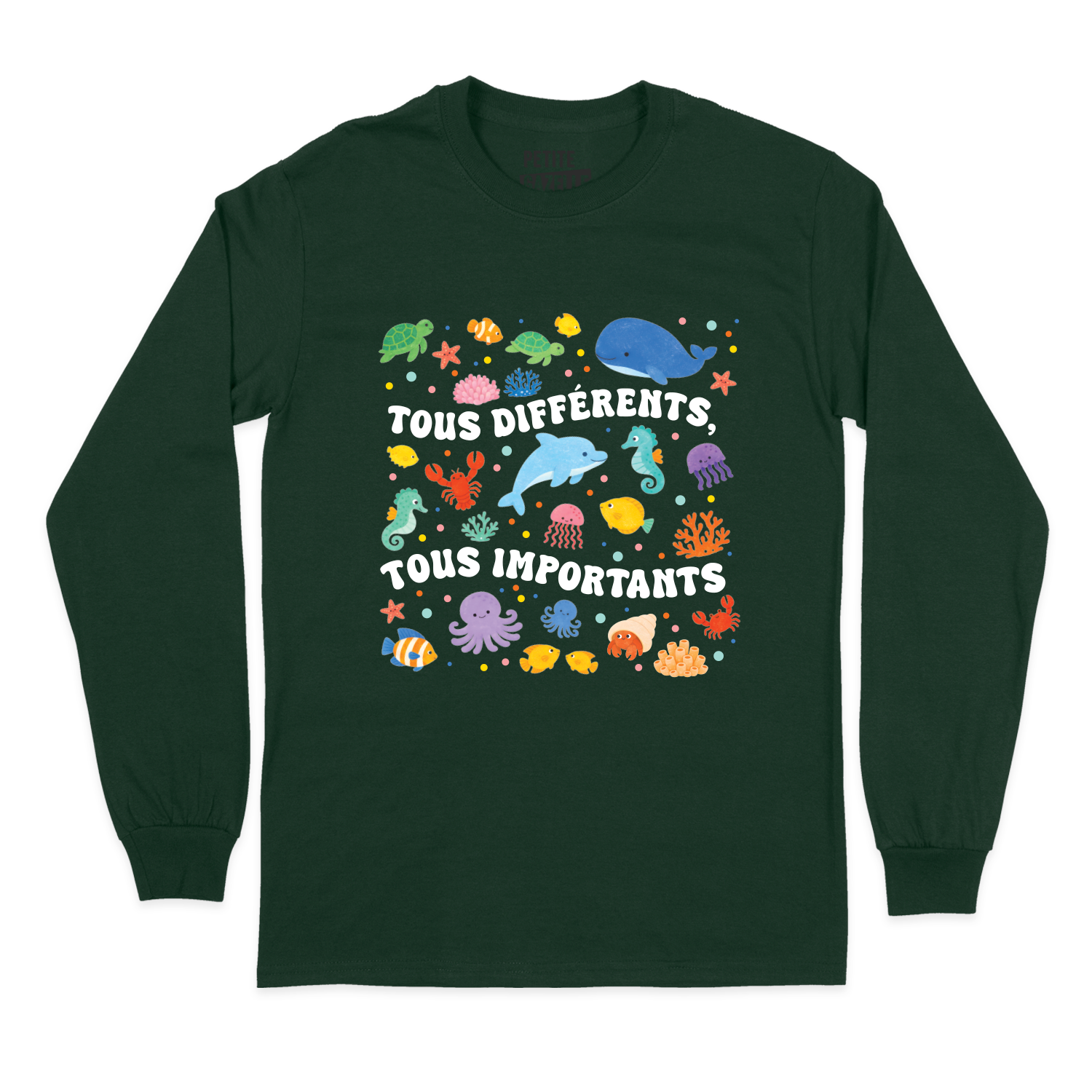 T-SHIRT À MANCHES LONGUES | Tous différents, tous importants