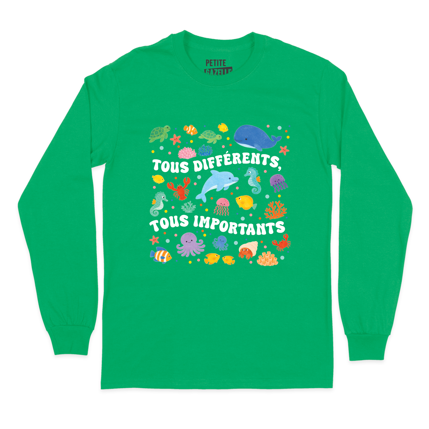 T-SHIRT À MANCHES LONGUES | Tous différents, tous importants