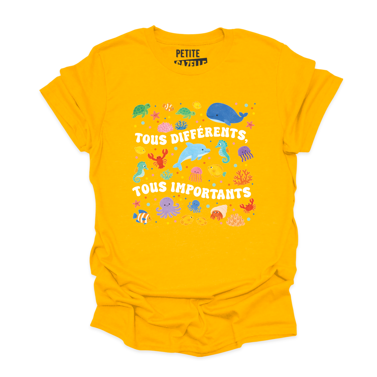 T-SHIRT COL ROND | Tous différents, tous importants