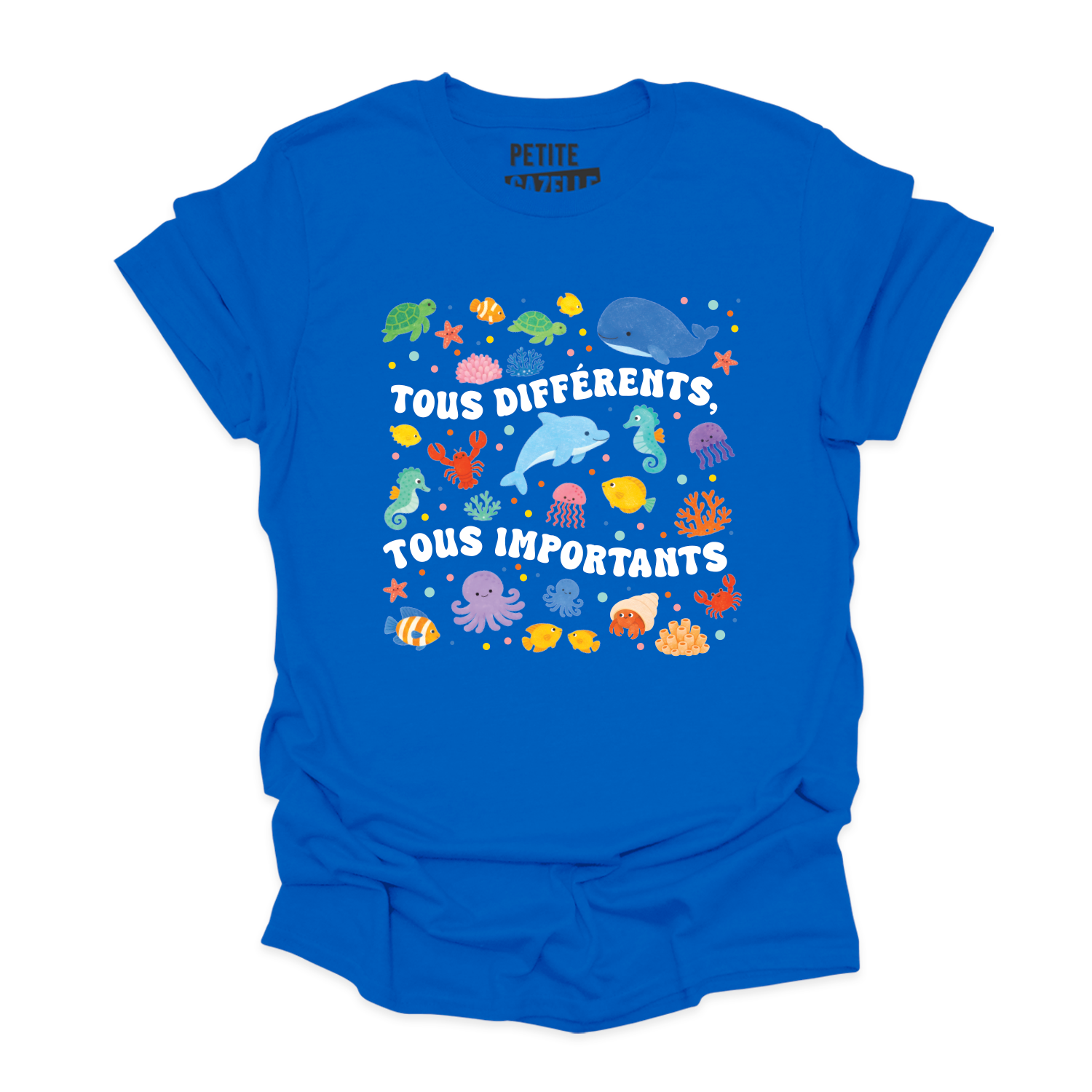T-SHIRT COL ROND | Tous différents, tous importants