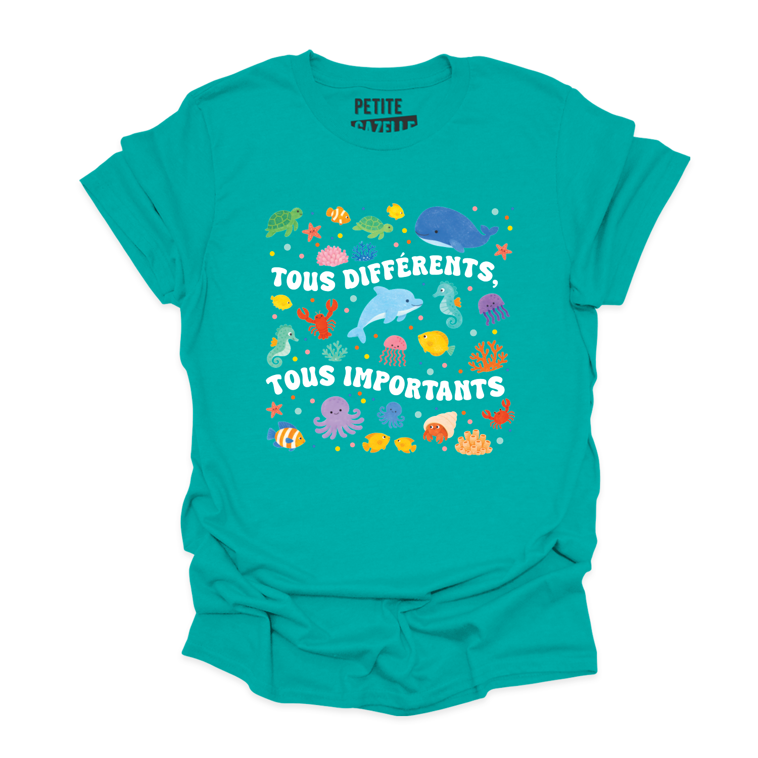 T-SHIRT COL ROND | Tous différents, tous importants
