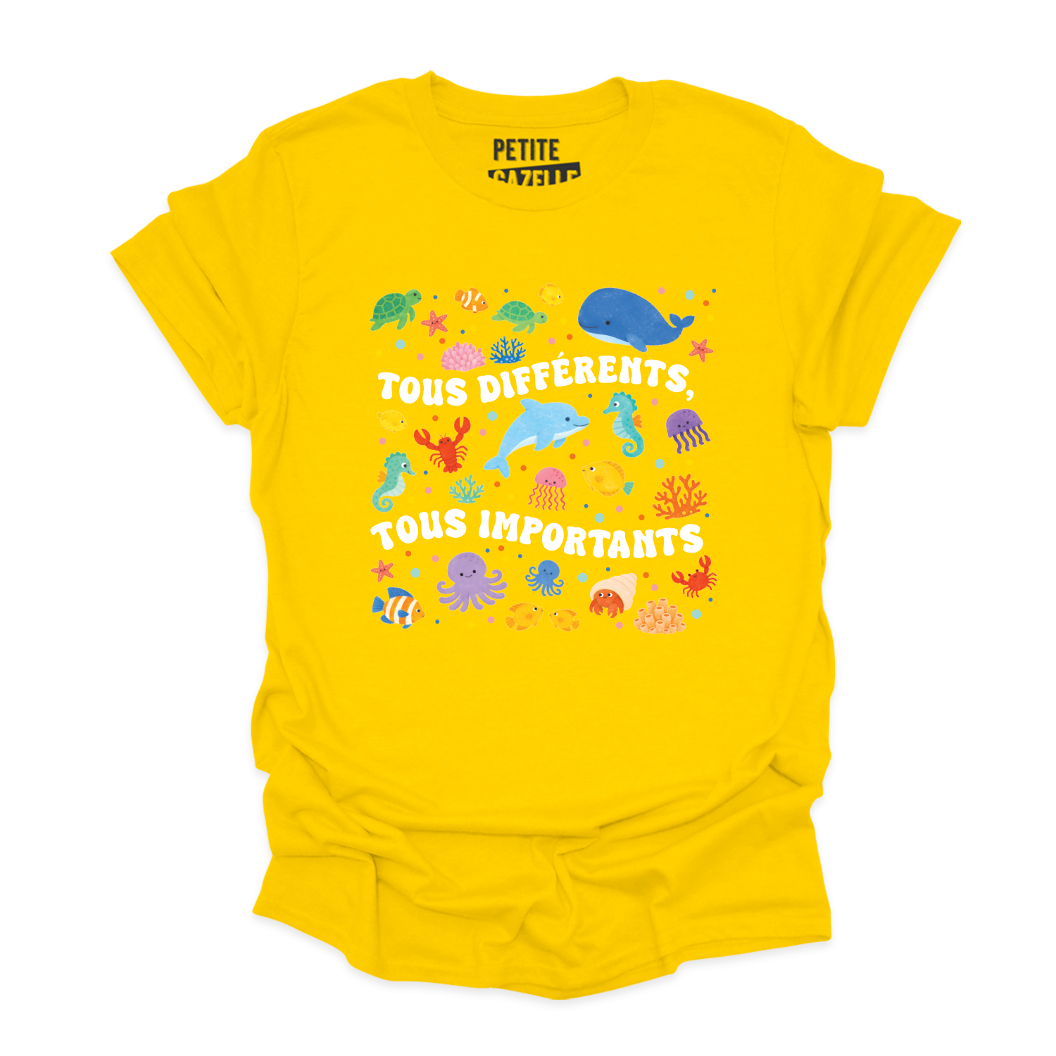 T-SHIRT COL ROND | Tous différents, tous importants