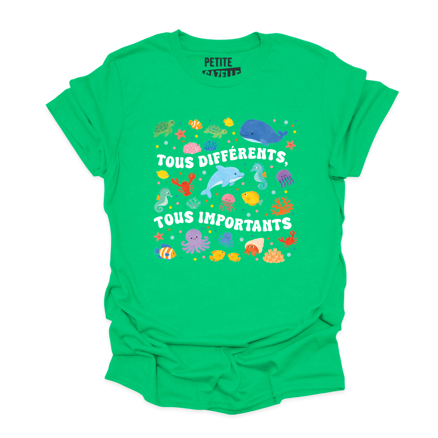 T-SHIRT COL ROND | Tous différents, tous importants