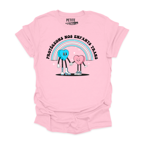 T-SHIRT COL ROND | Protégeons nos enfants trans