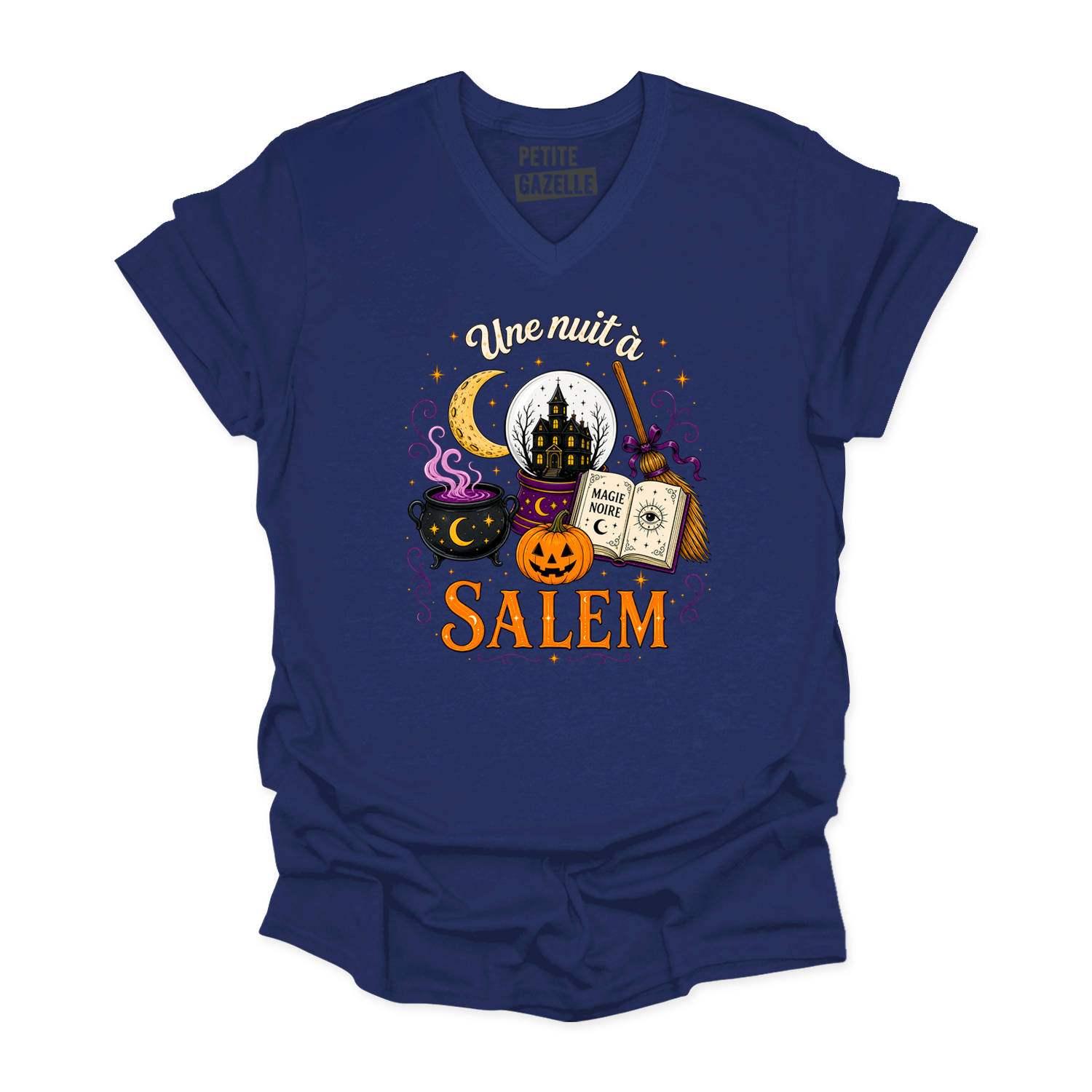 TSHIRT COL en V | Une nuit à Salem
