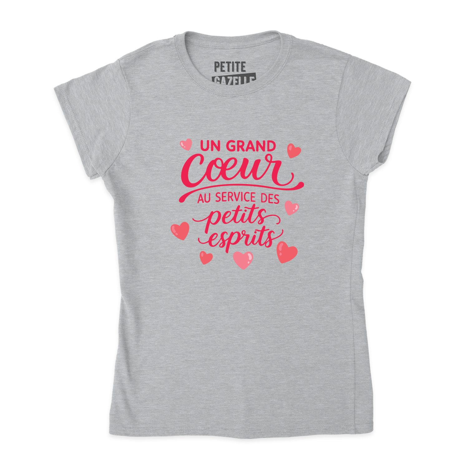 TSHIRT AJUSTÉ | Un grand coeur au service des petits esprits