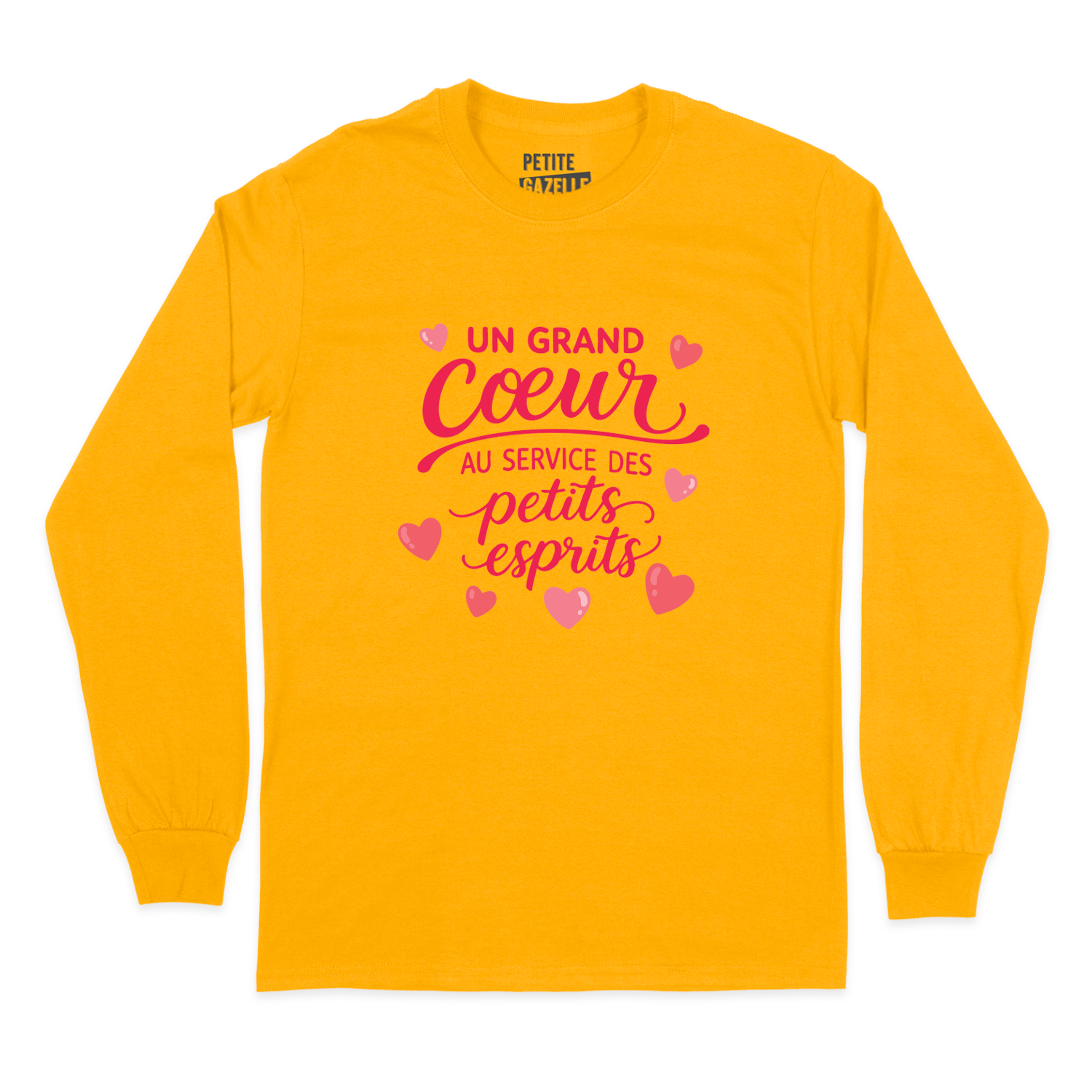 T-SHIRT À MANCHES LONGUES | Un grand coeur au service des petits esprits