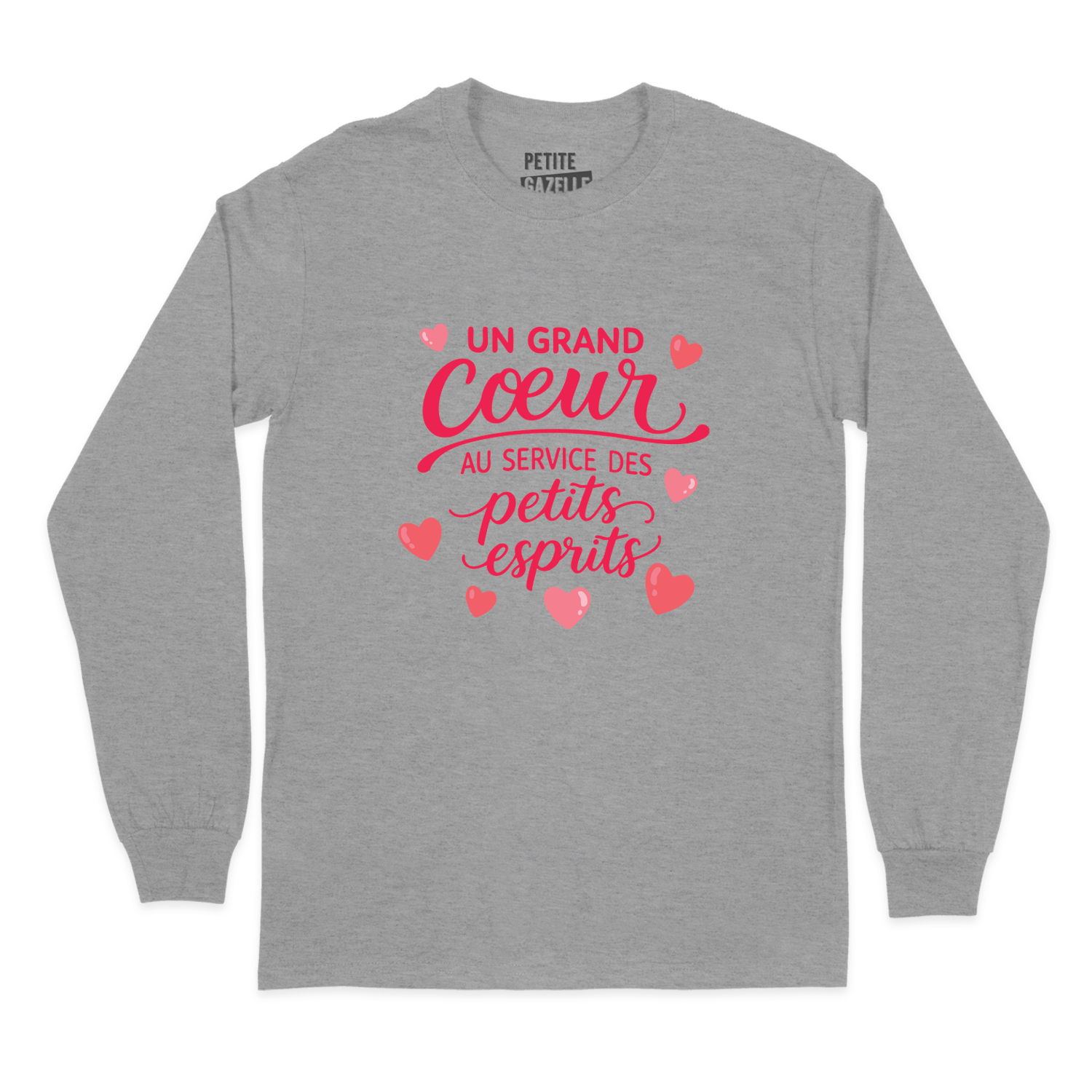 T-SHIRT À MANCHES LONGUES | Un grand coeur au service des petits esprits