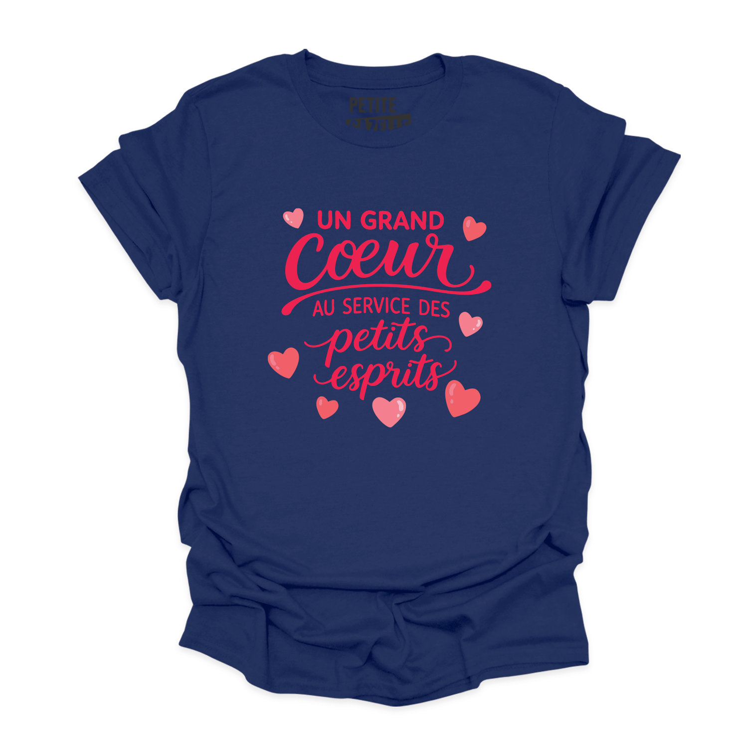 T-SHIRT COL ROND | Un grand coeur au service des petits esprits