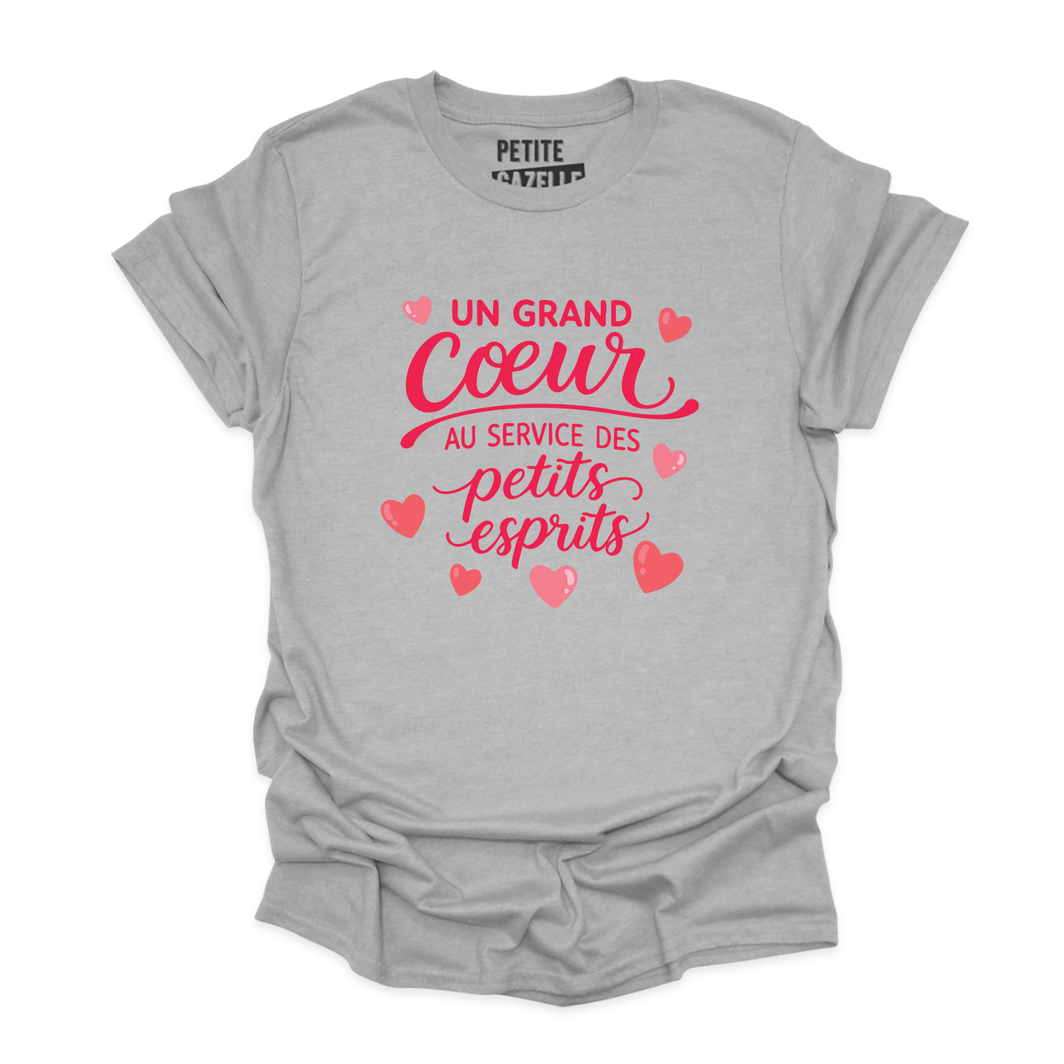 T-SHIRT COL ROND | Un grand coeur au service des petits esprits