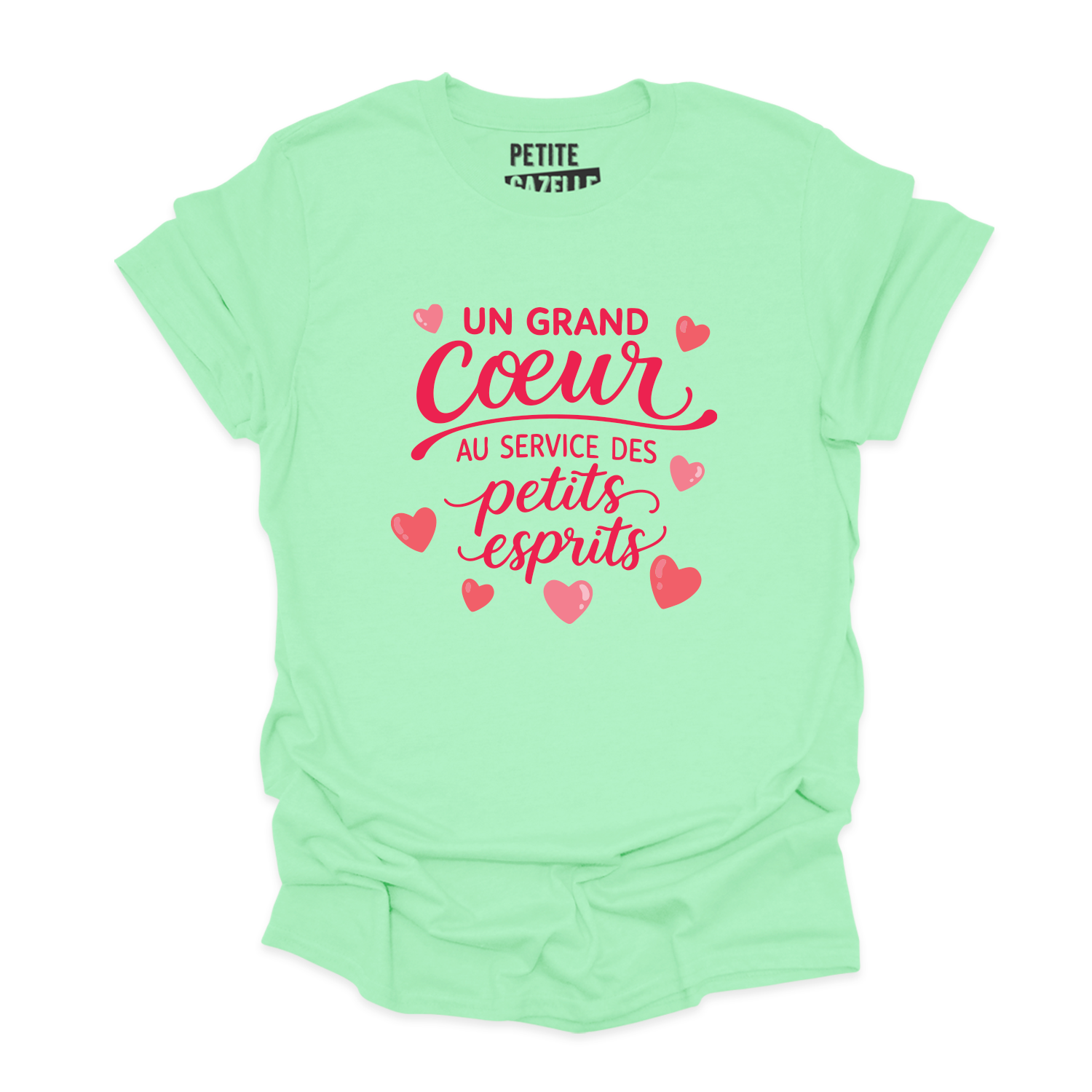 T-SHIRT COL ROND | Un grand coeur au service des petits esprits