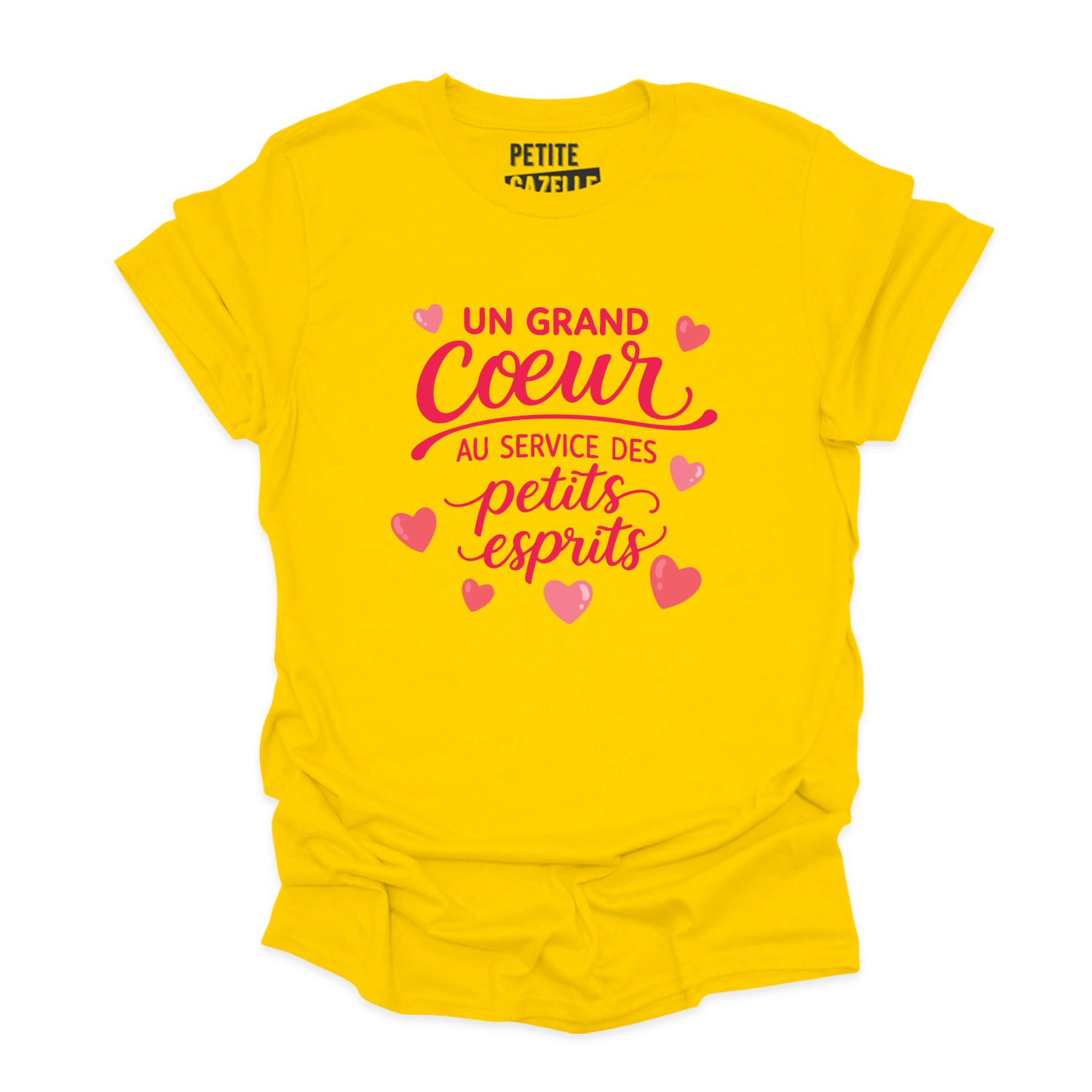 T-SHIRT COL ROND | Un grand coeur au service des petits esprits